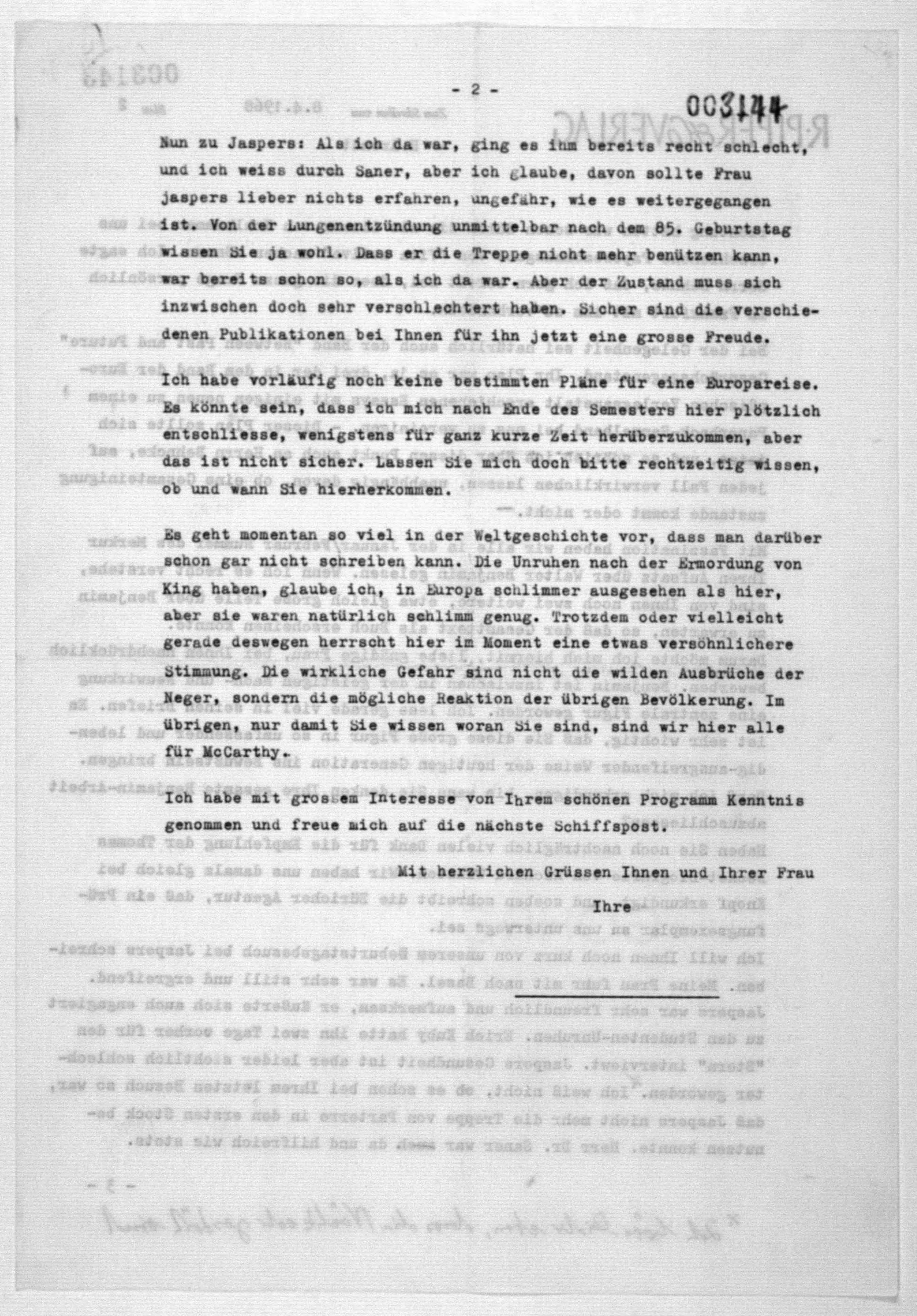 Scanned image of the current content page