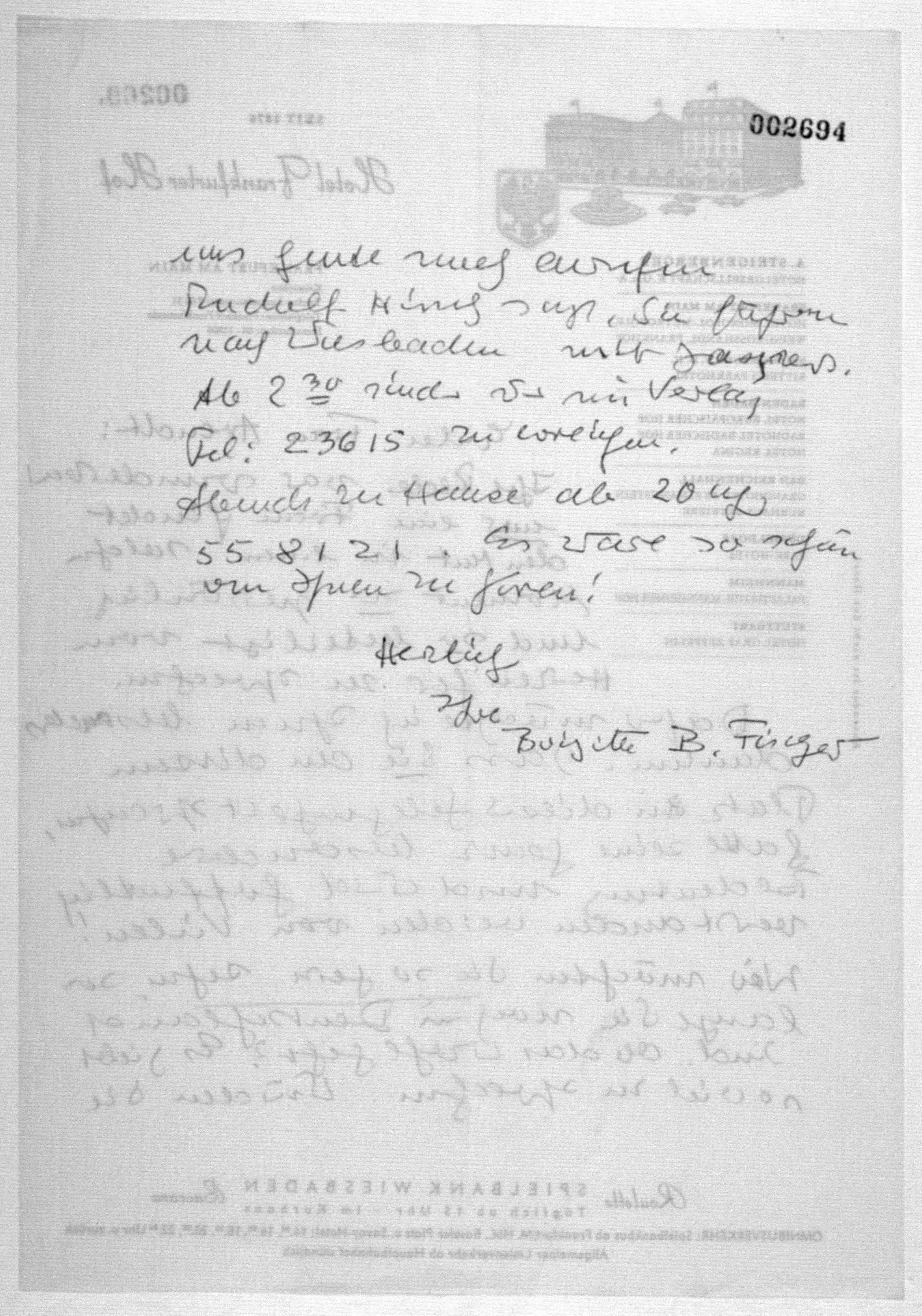 Scanned image of the current content page