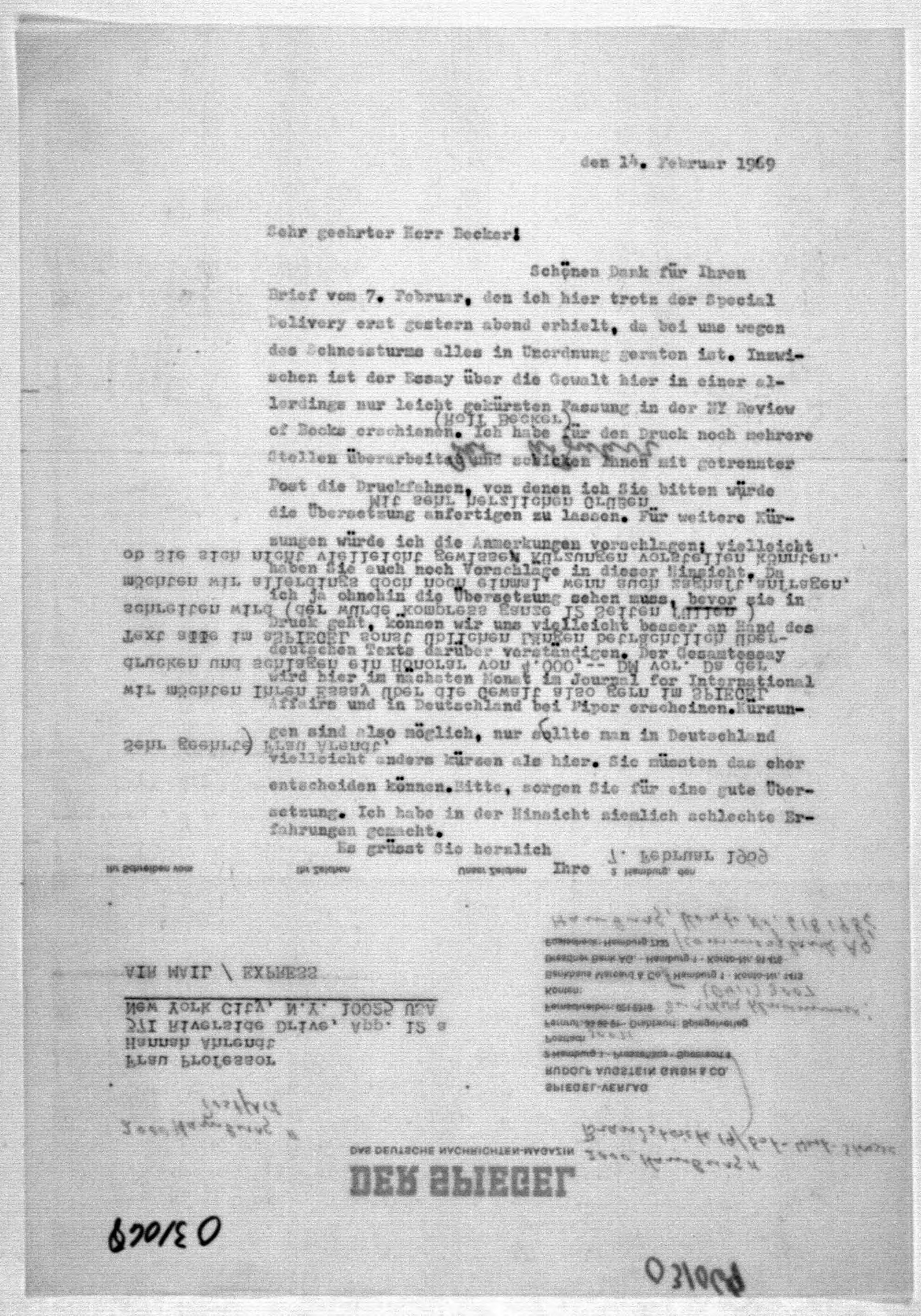 Scanned image of the current content page