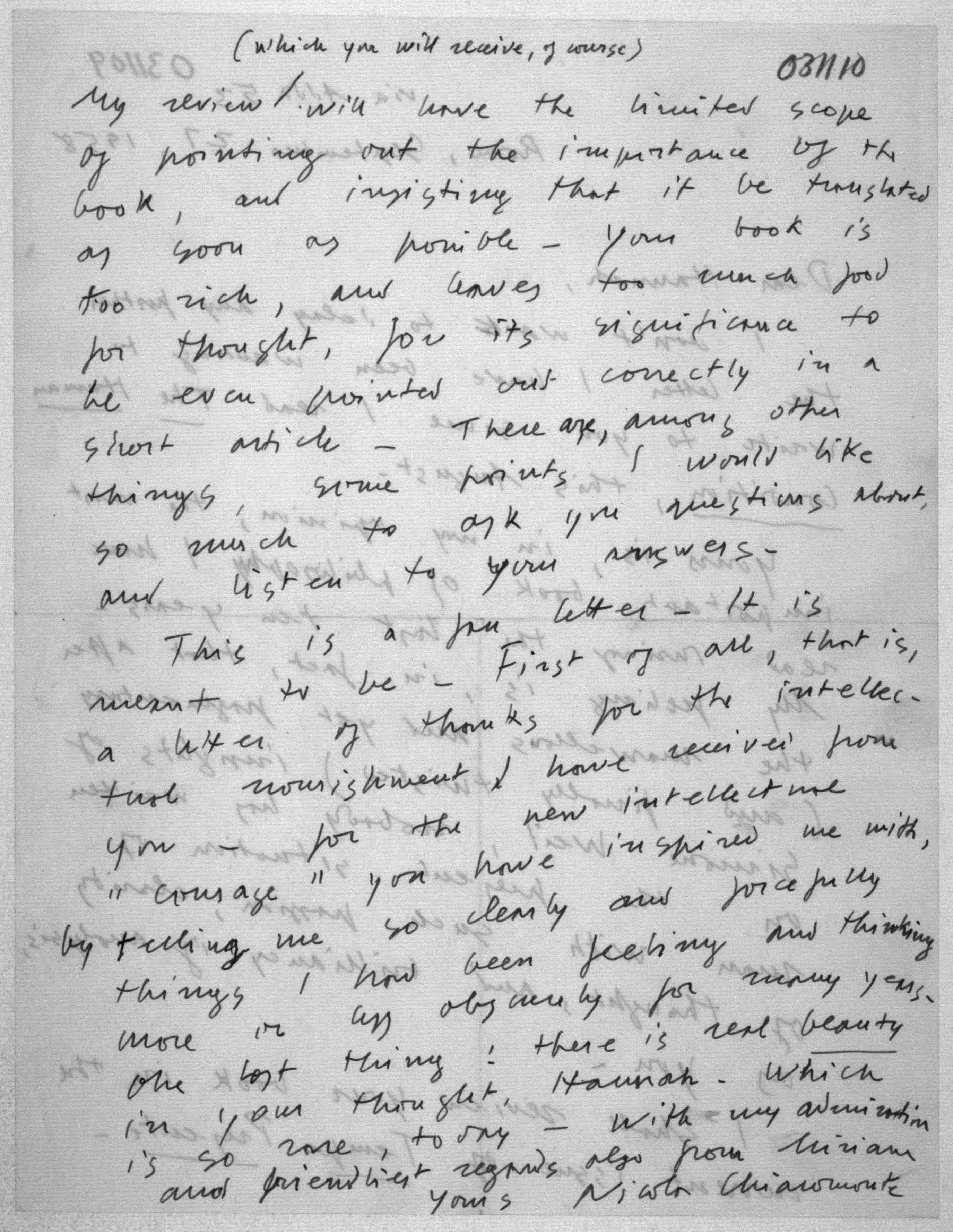 Scanned image of the current content page