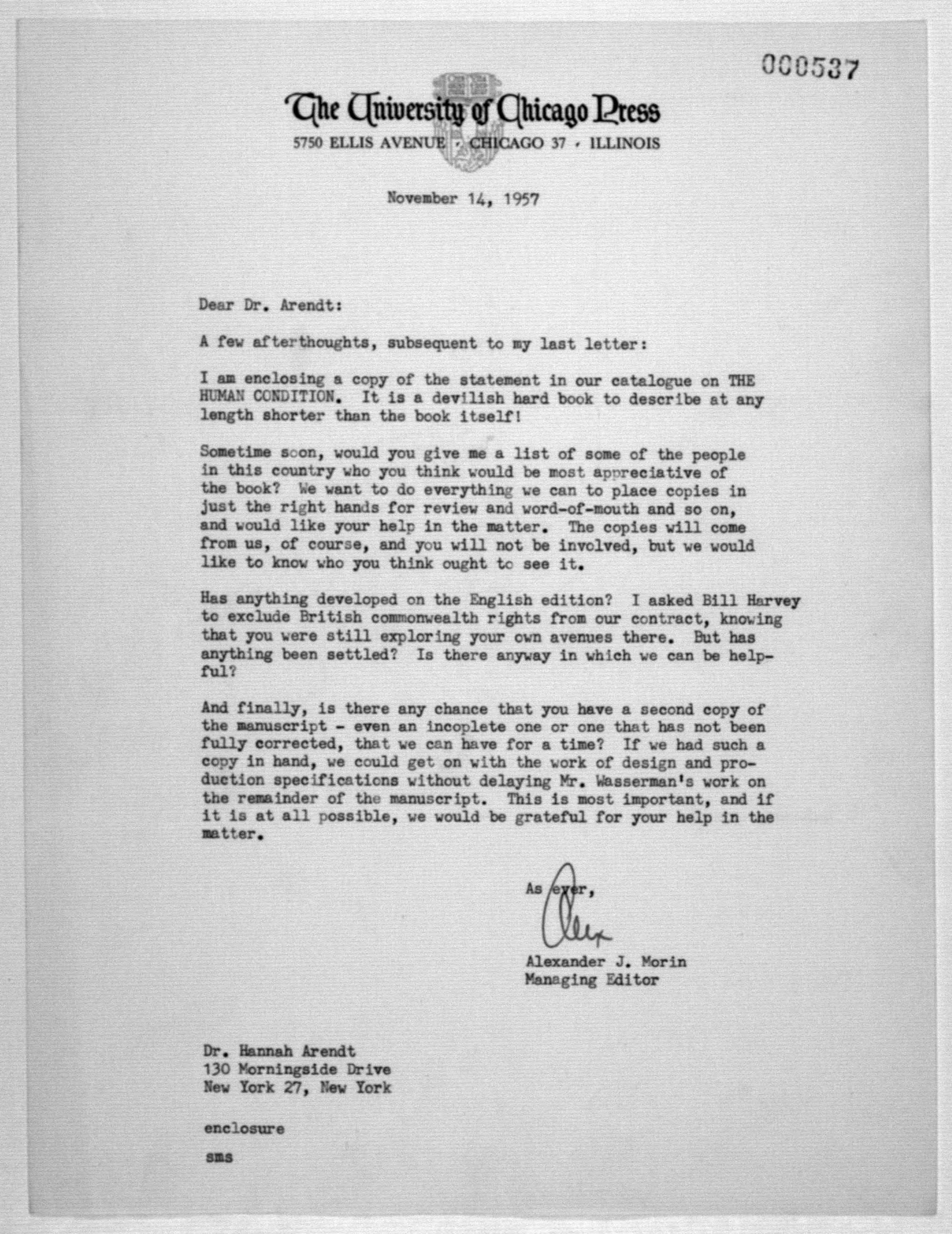 Scanned image of the current content page