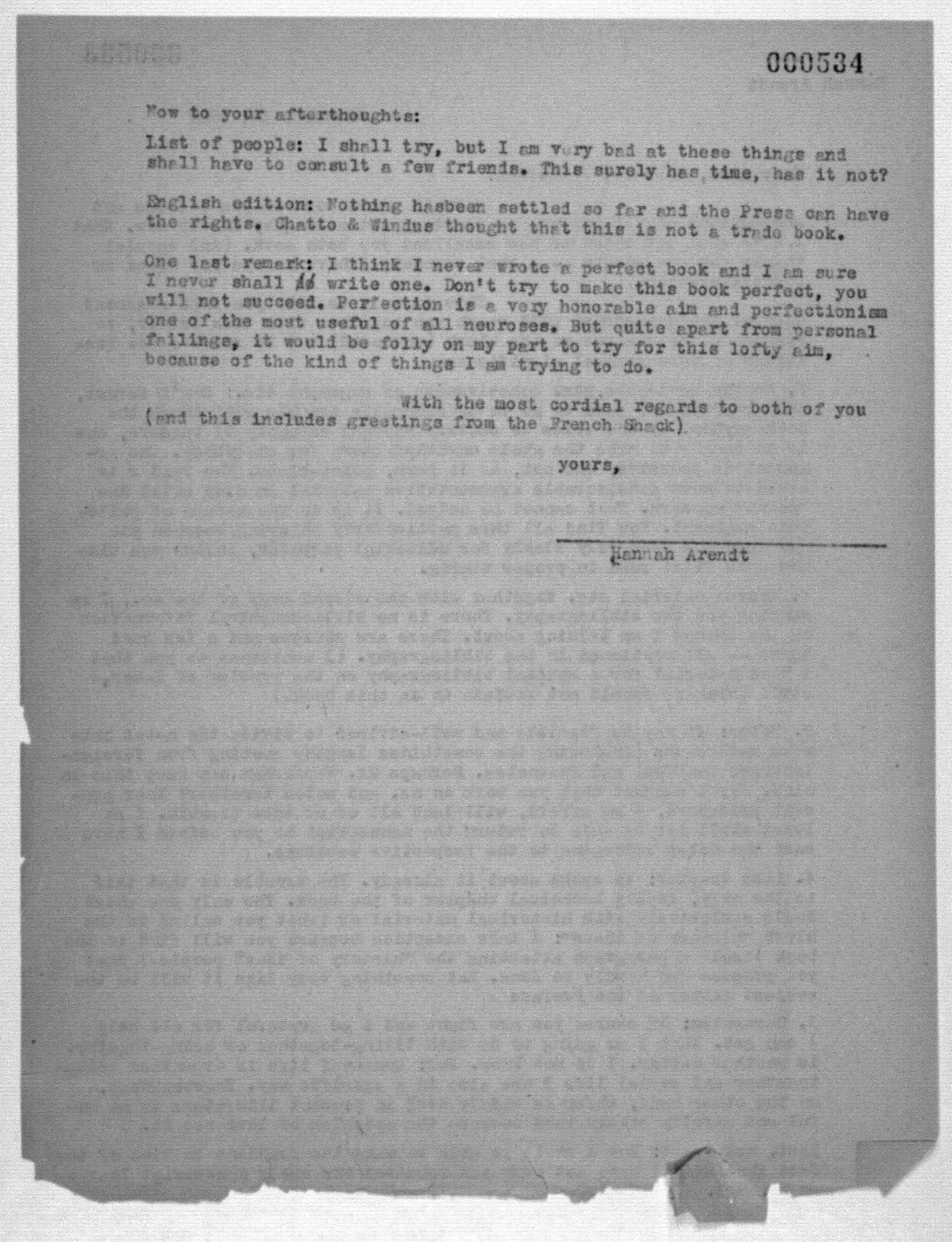 Scanned image of the current content page