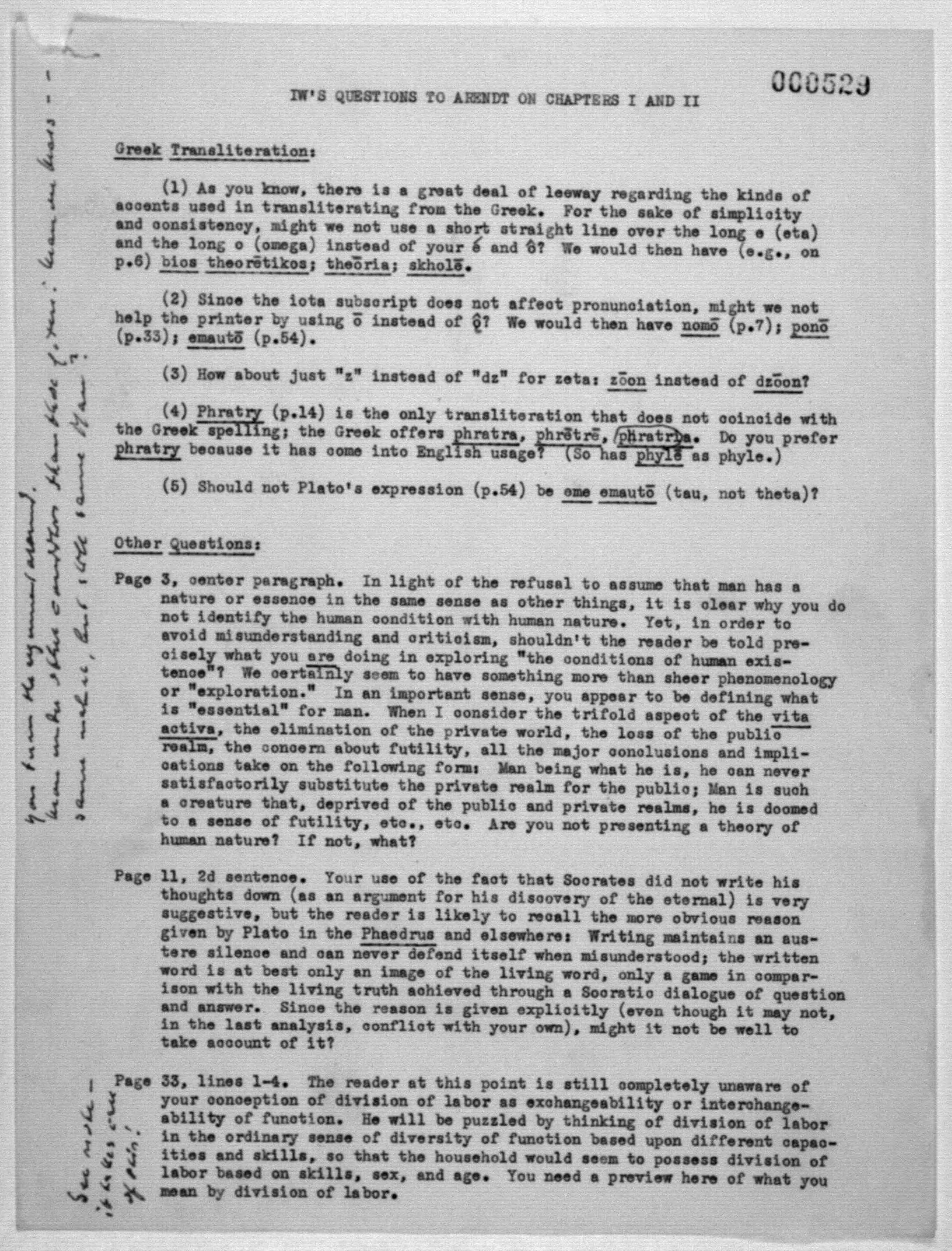 Scanned image of the current content page