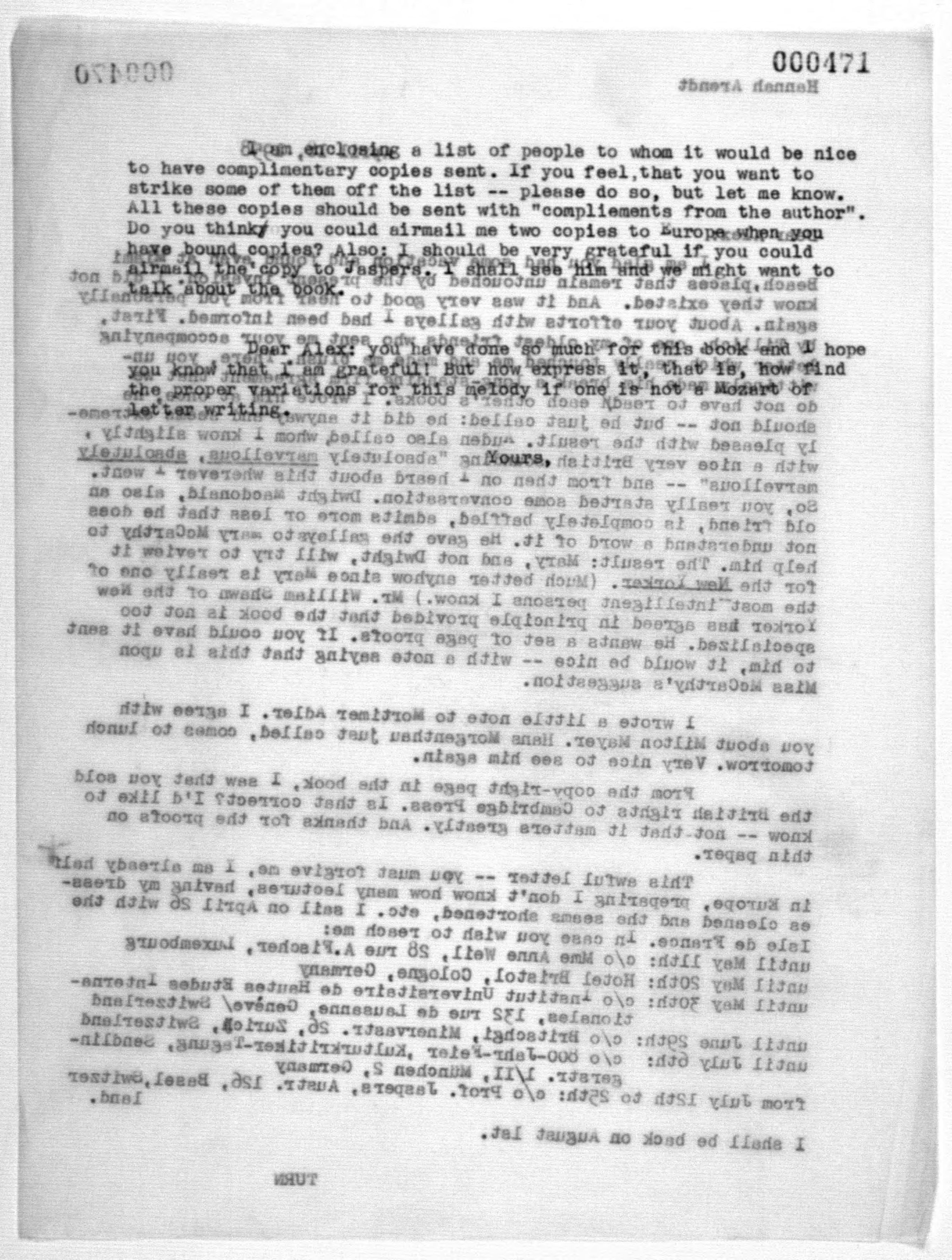 Scanned image of the current content page