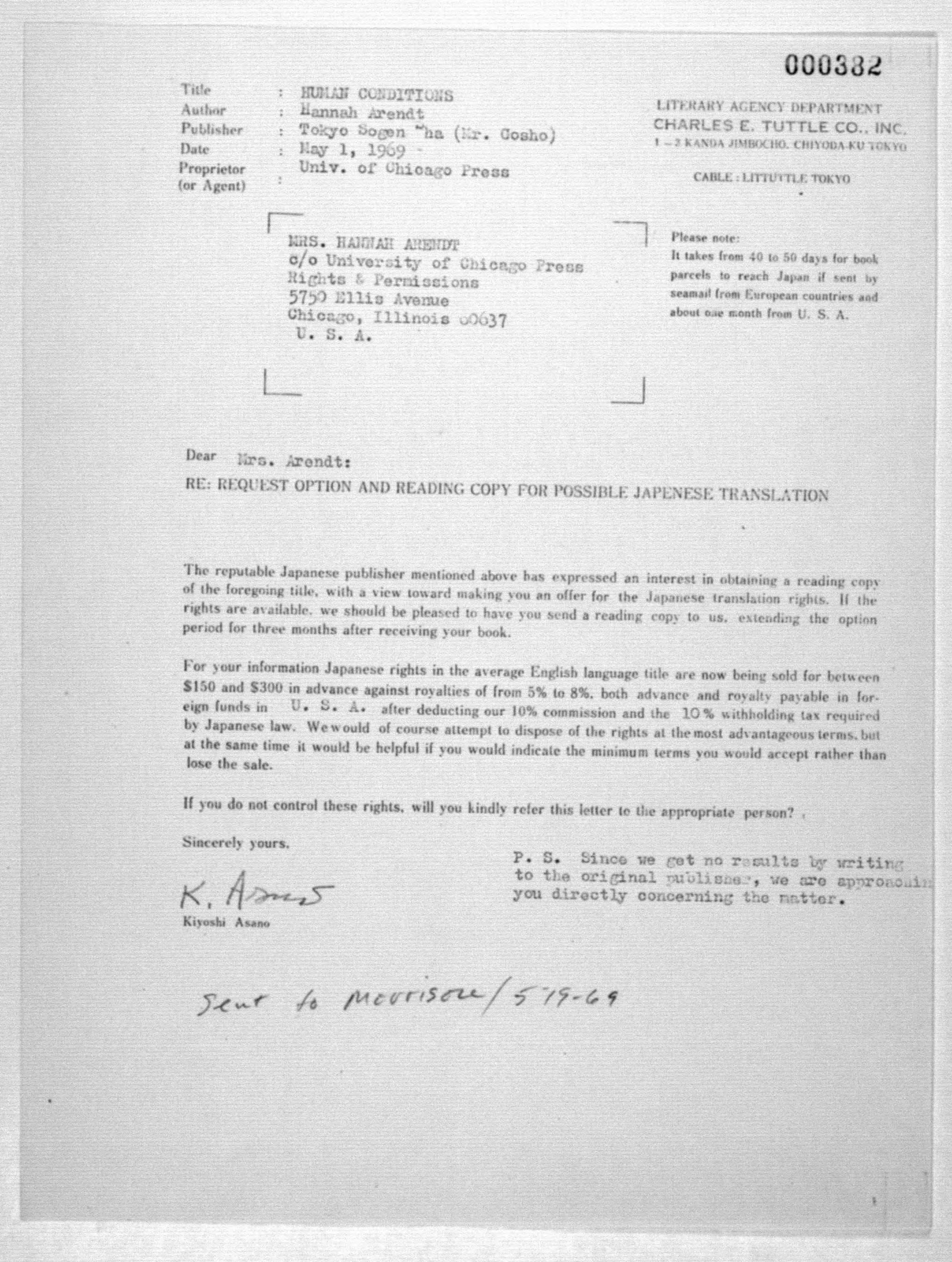 Scanned image of the current content page