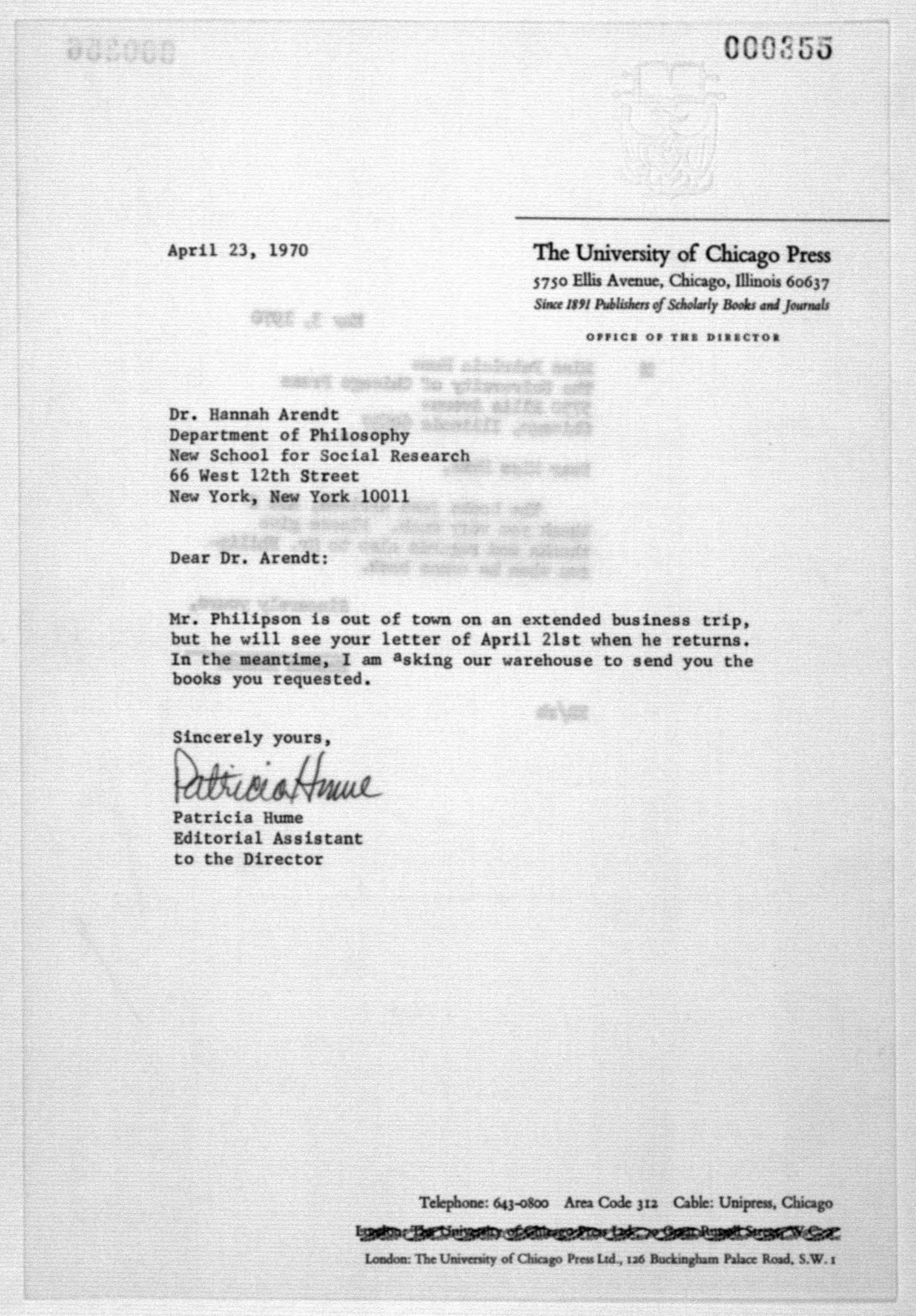 Scanned image of the current content page