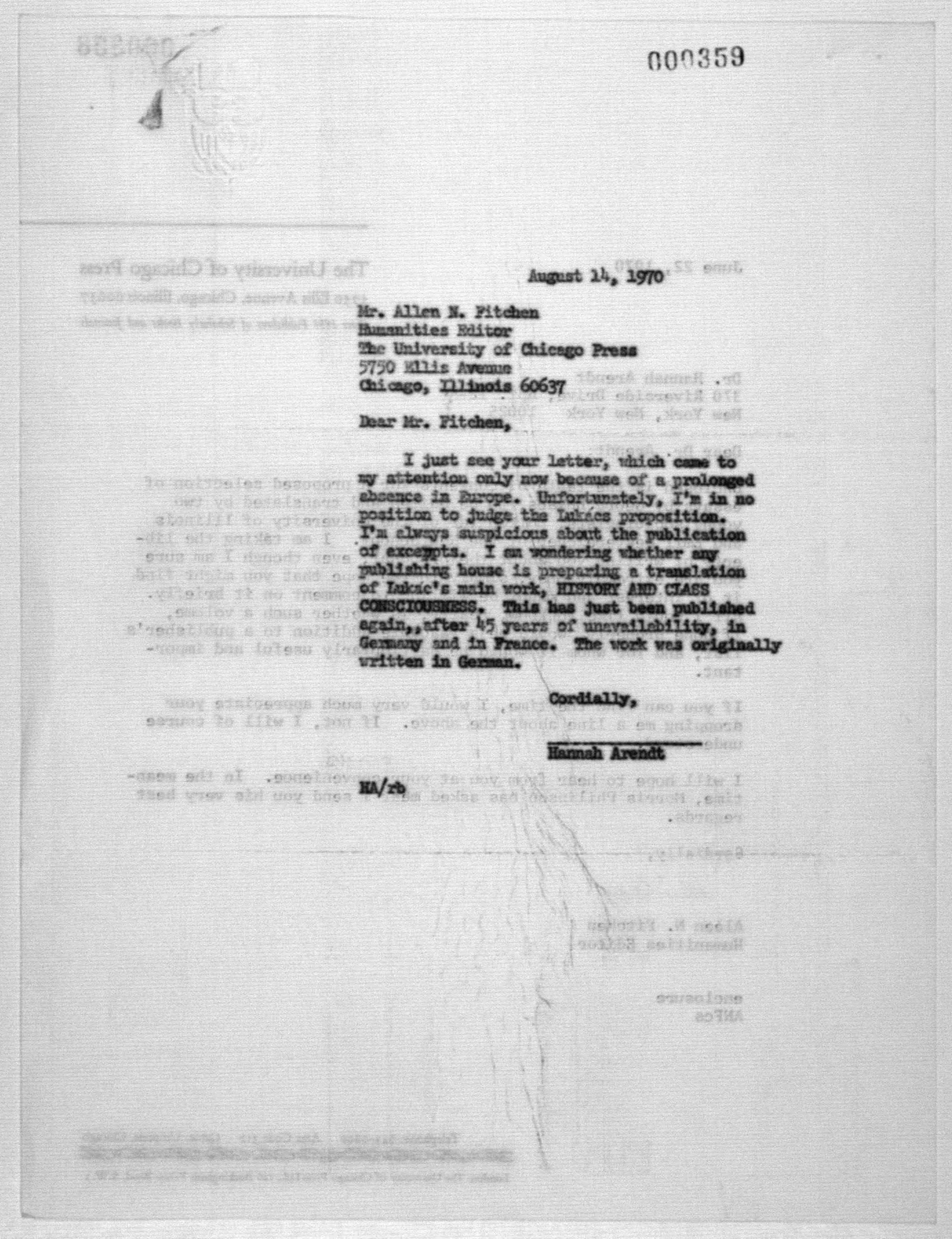 Scanned image of the current content page