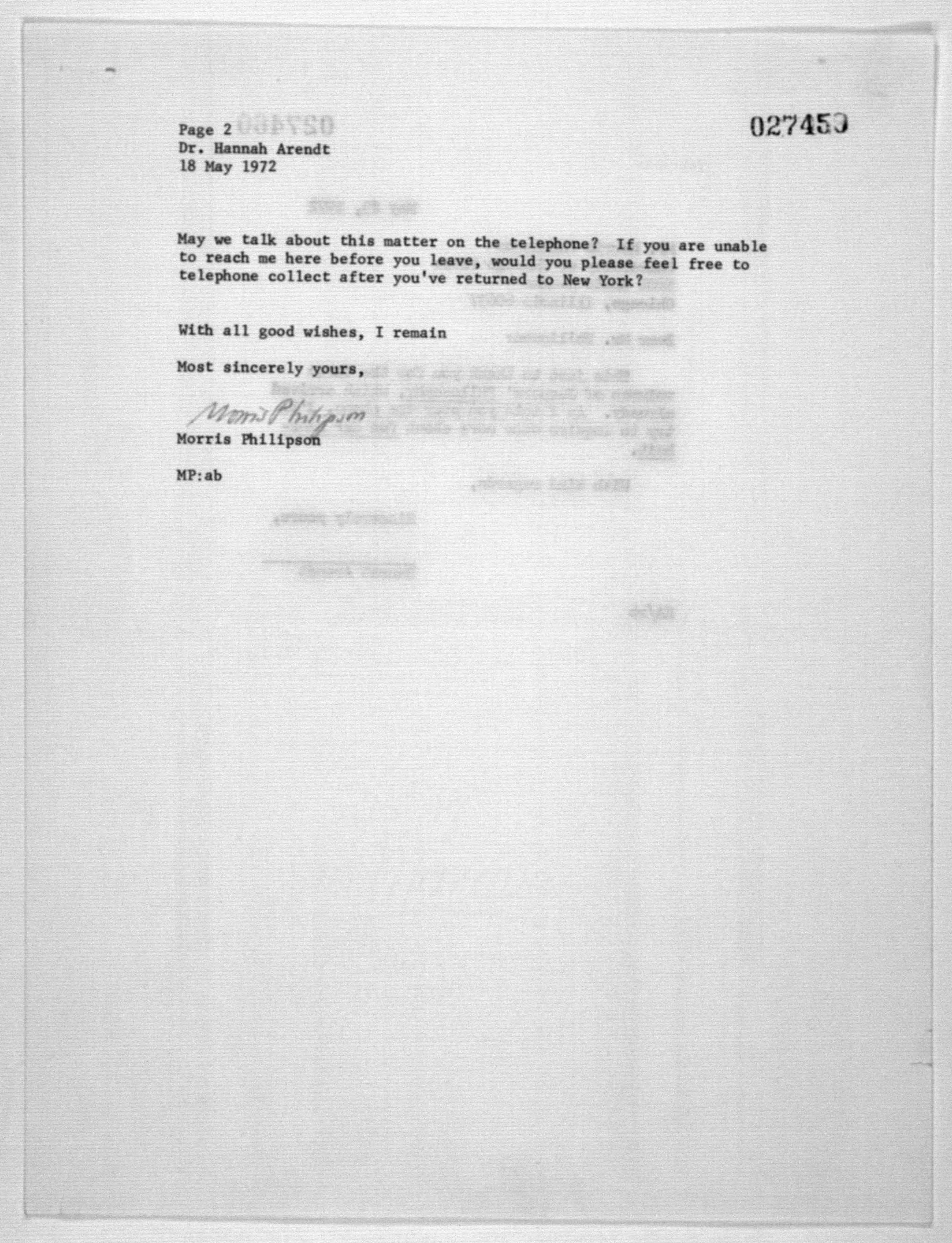 Scanned image of the current content page