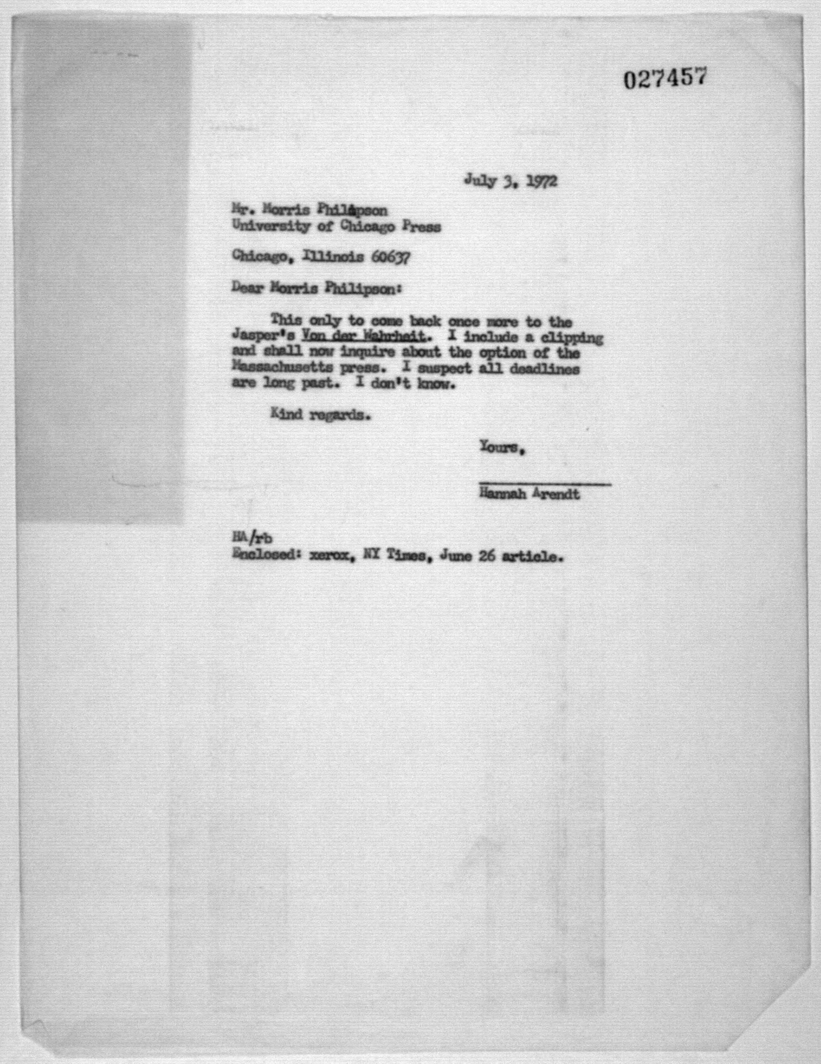 Scanned image of the current content page