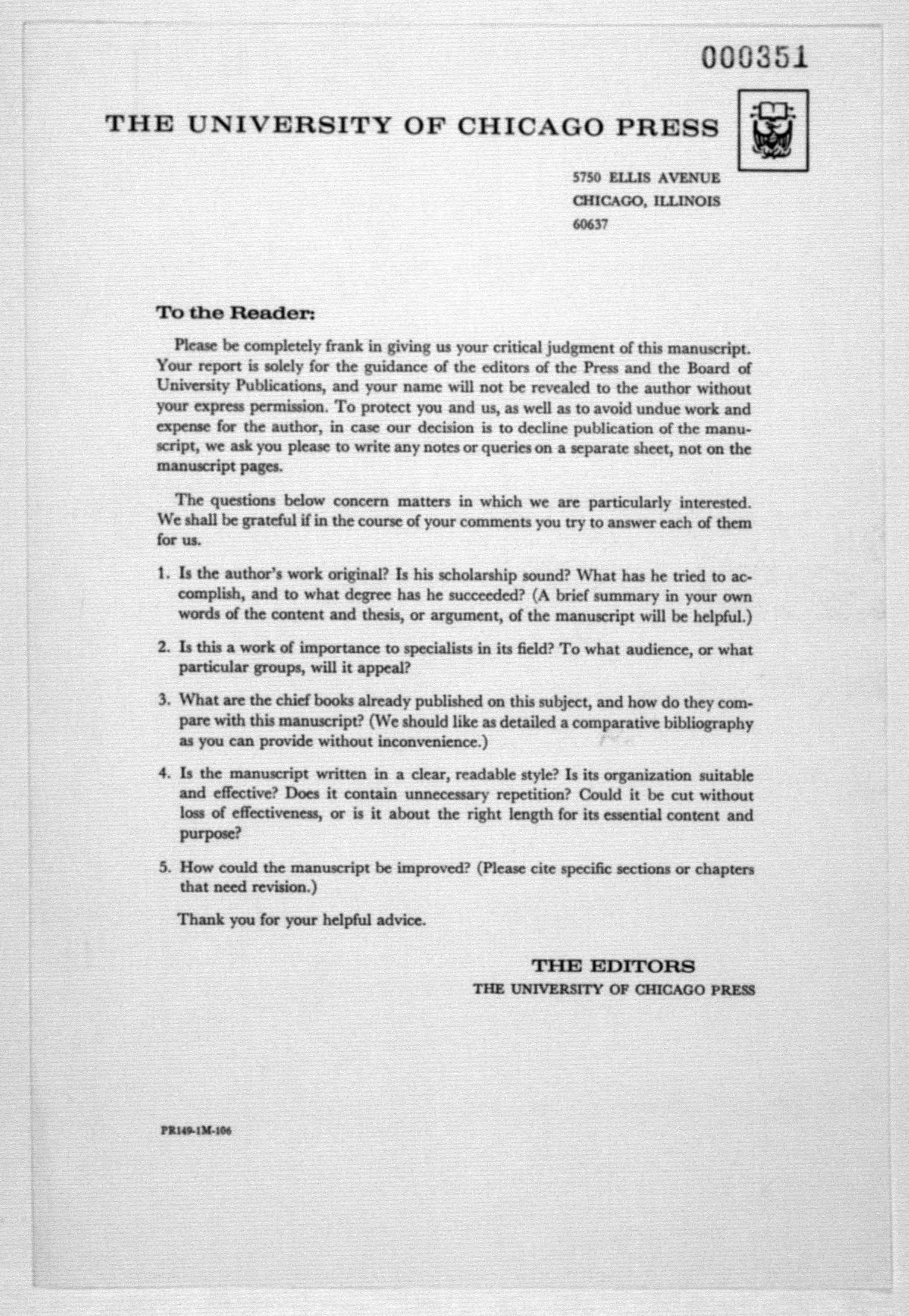 Scanned image of the current content page