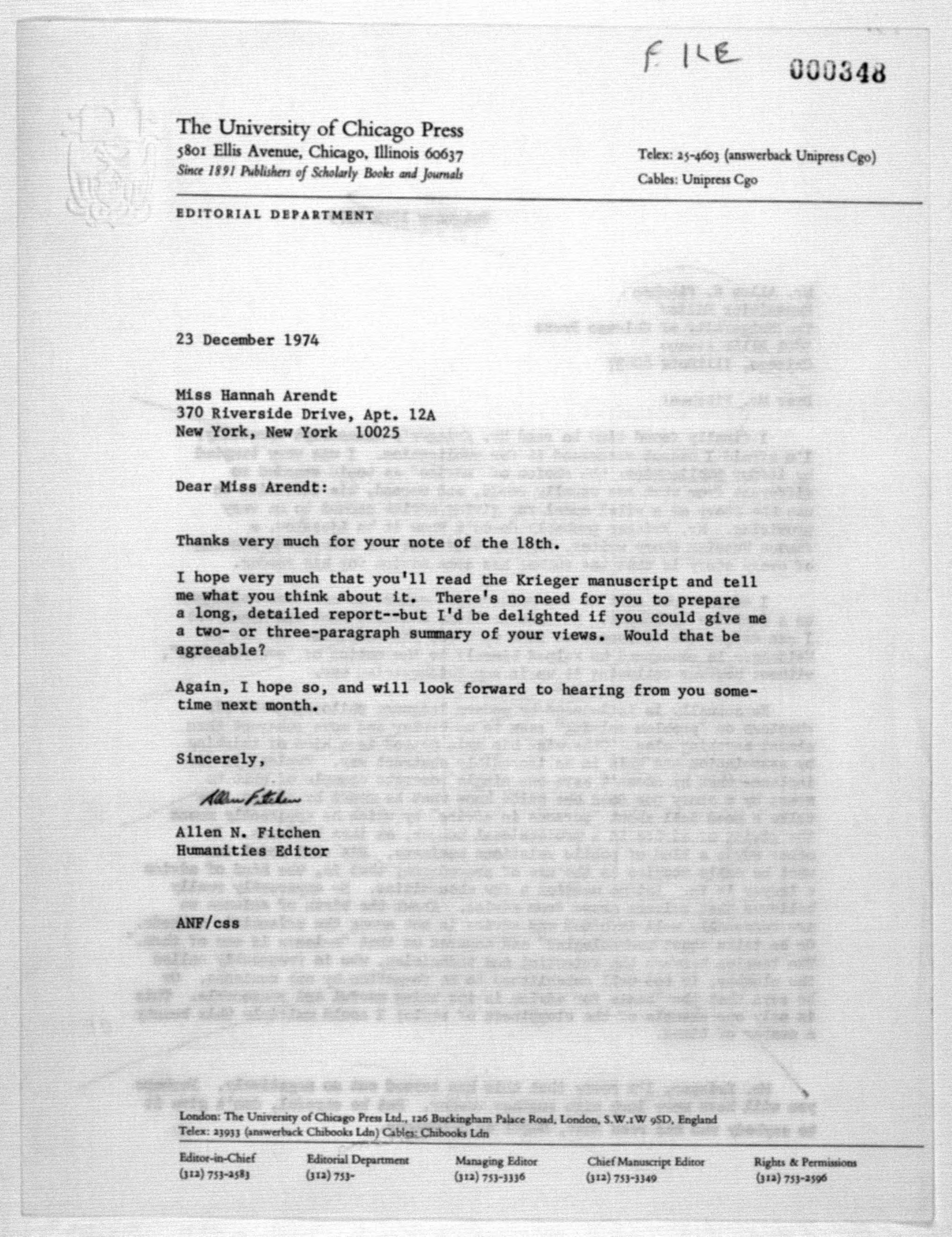 Scanned image of the current content page