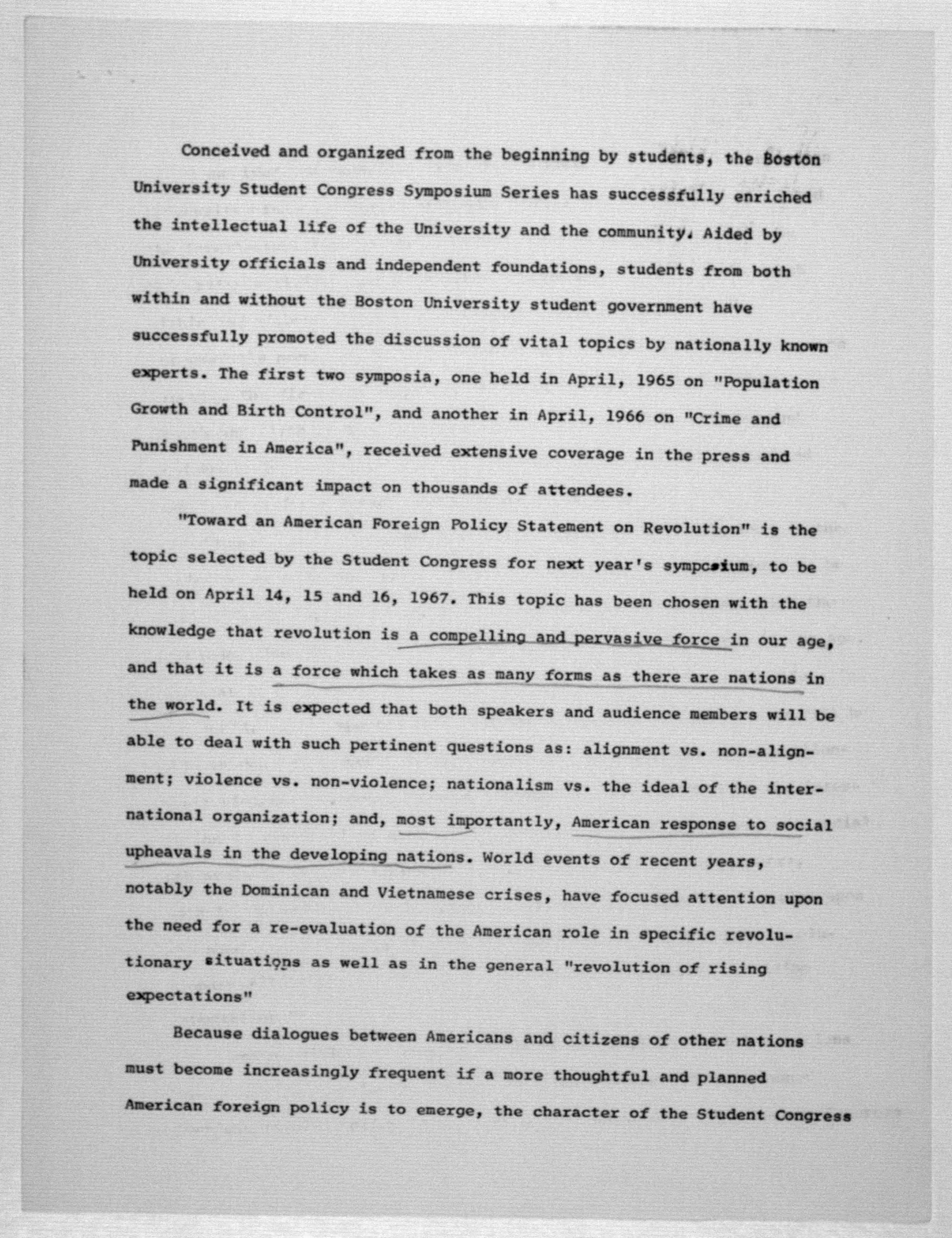 Scanned image of the current content page