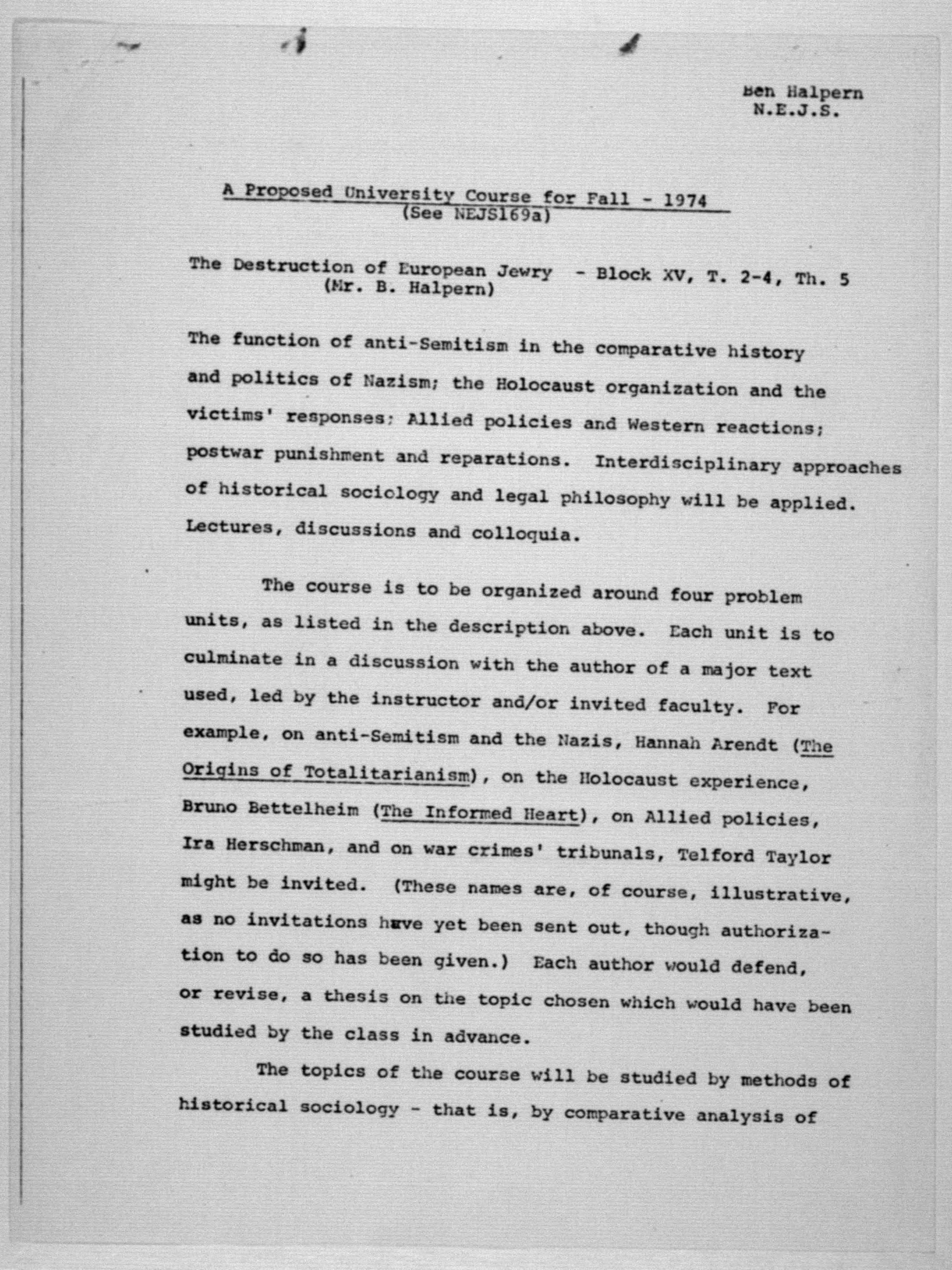 Scanned image of the current content page