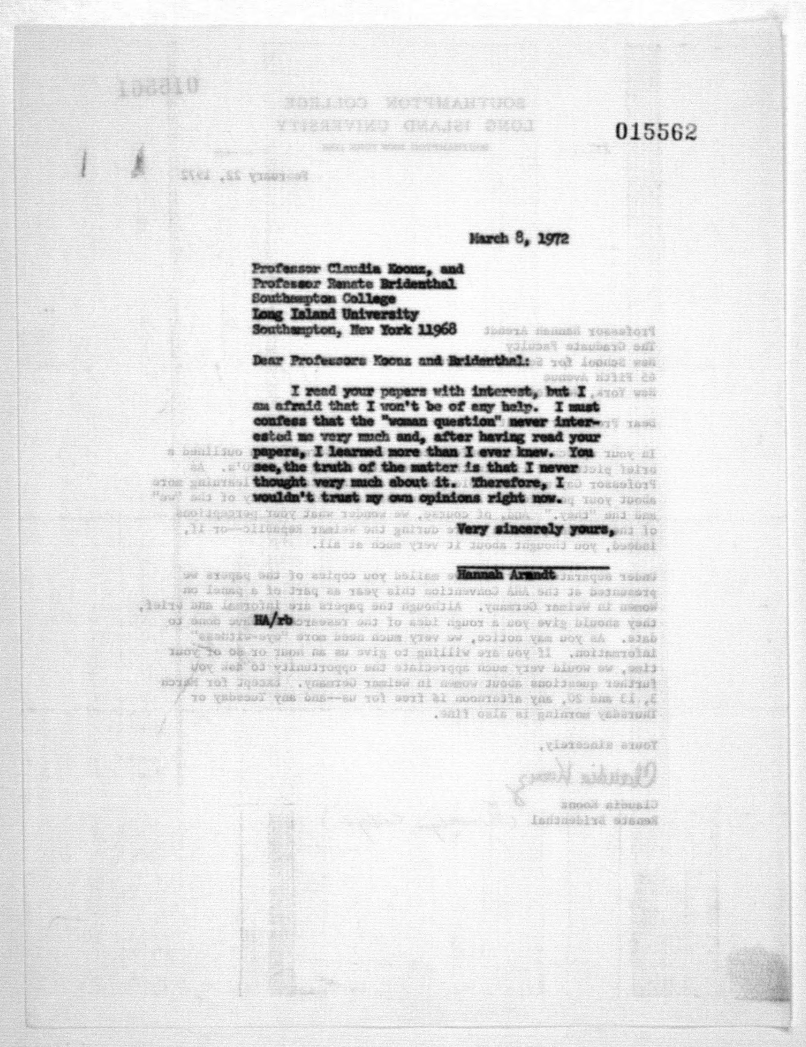 Scanned image of the current content page