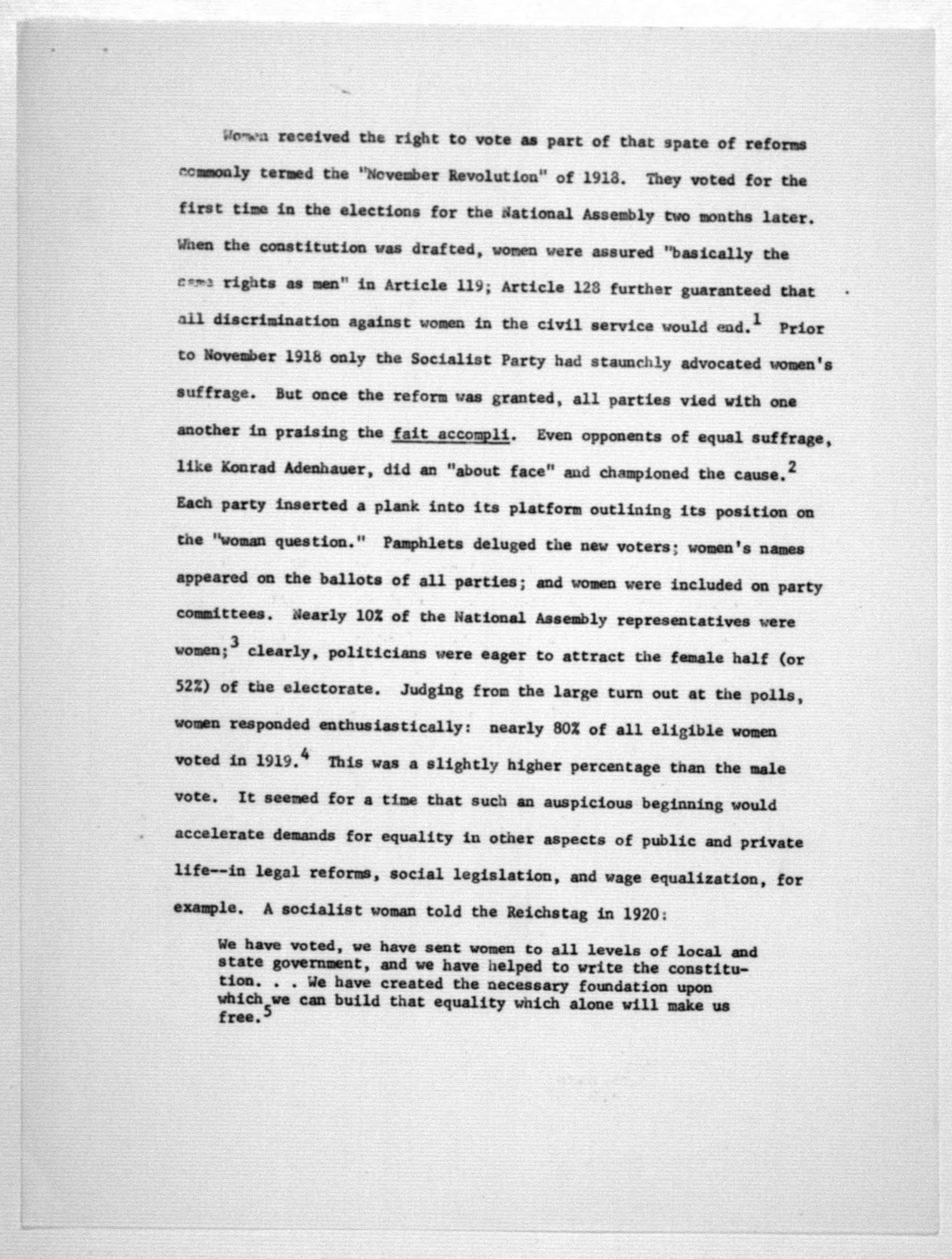 Scanned image of the current content page