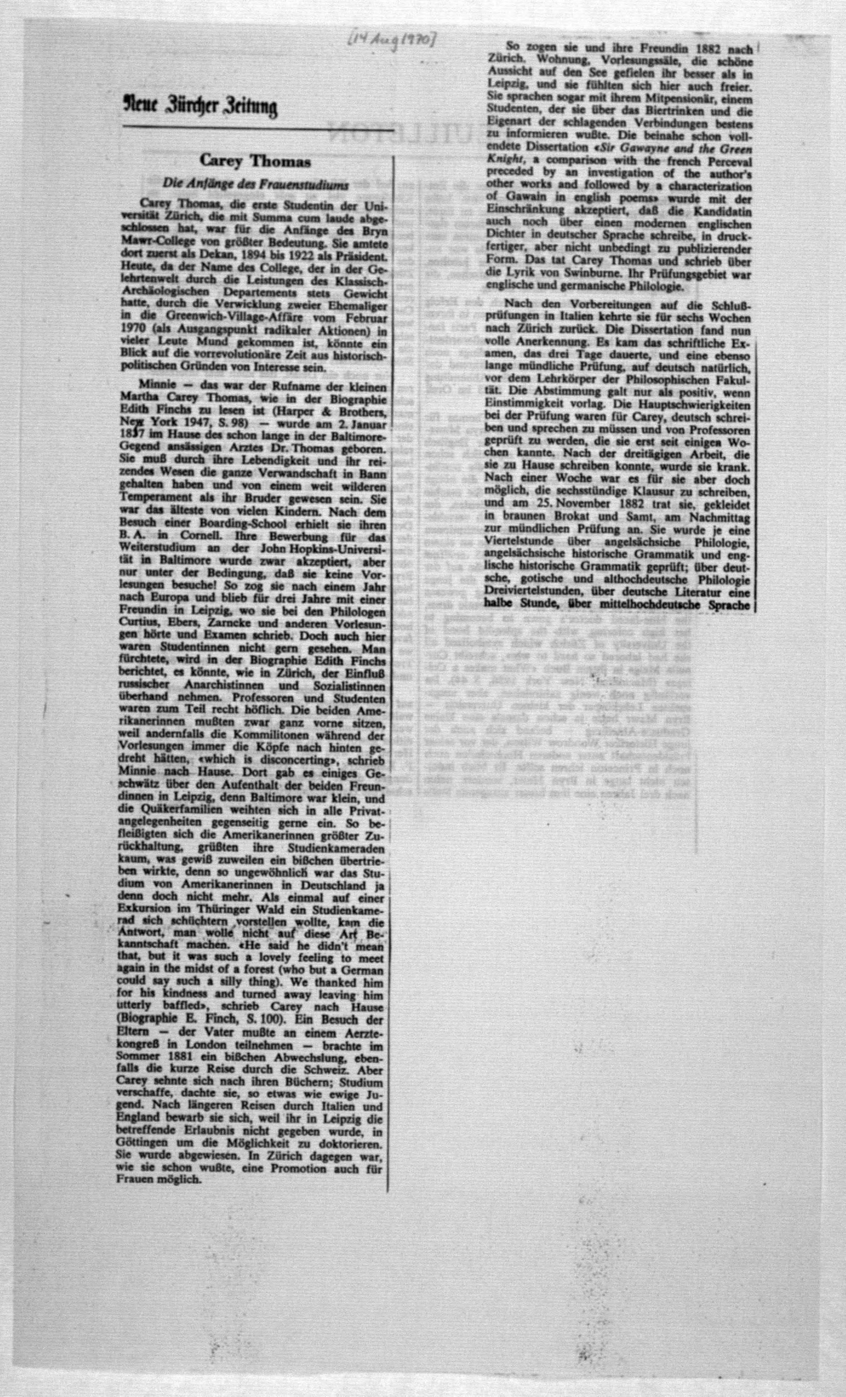 Scanned image of the current content page