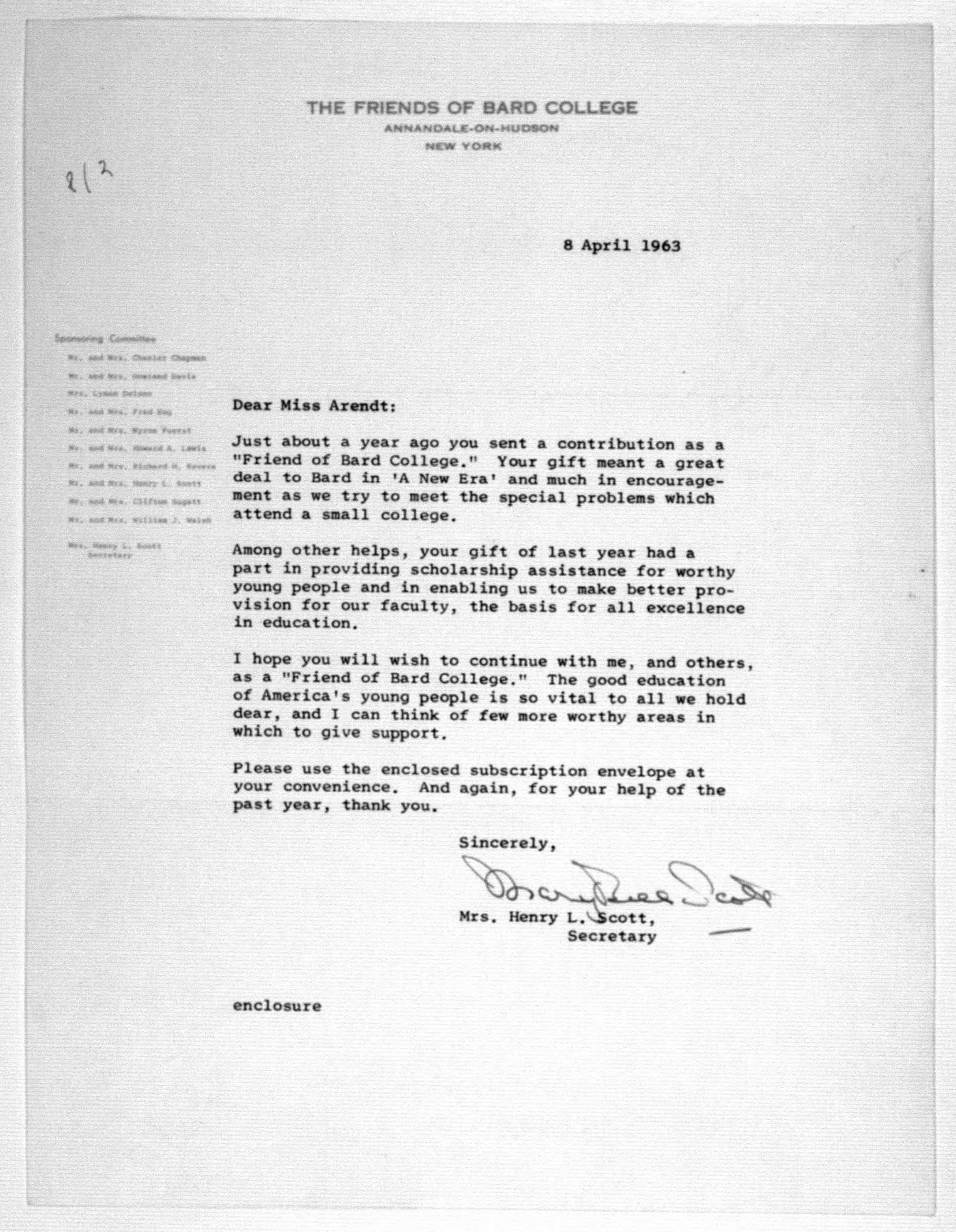 Scanned image of the current content page