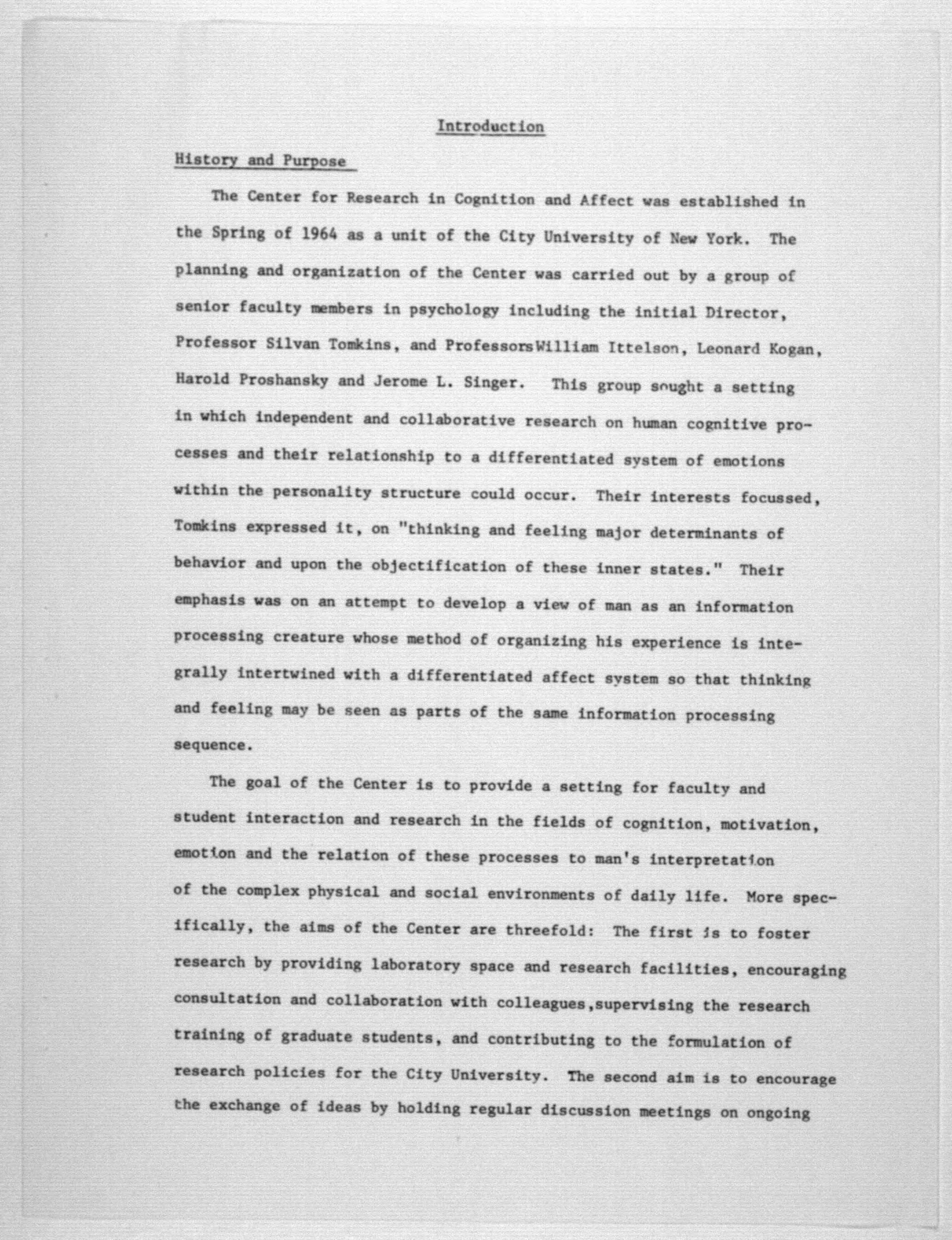 Scanned image of the current content page