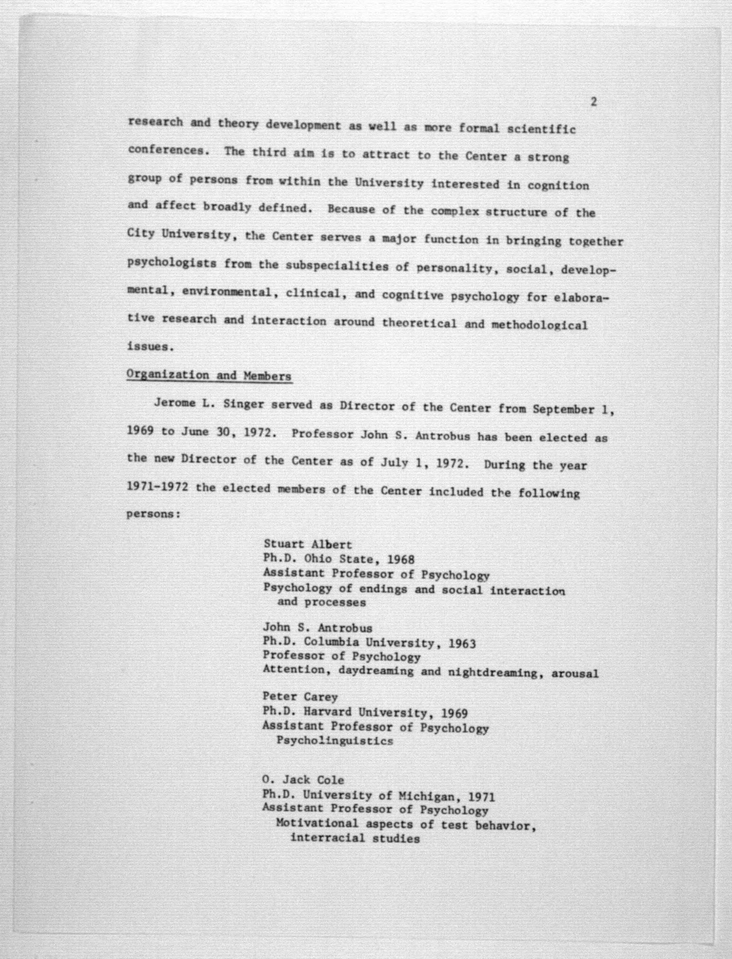 Scanned image of the current content page