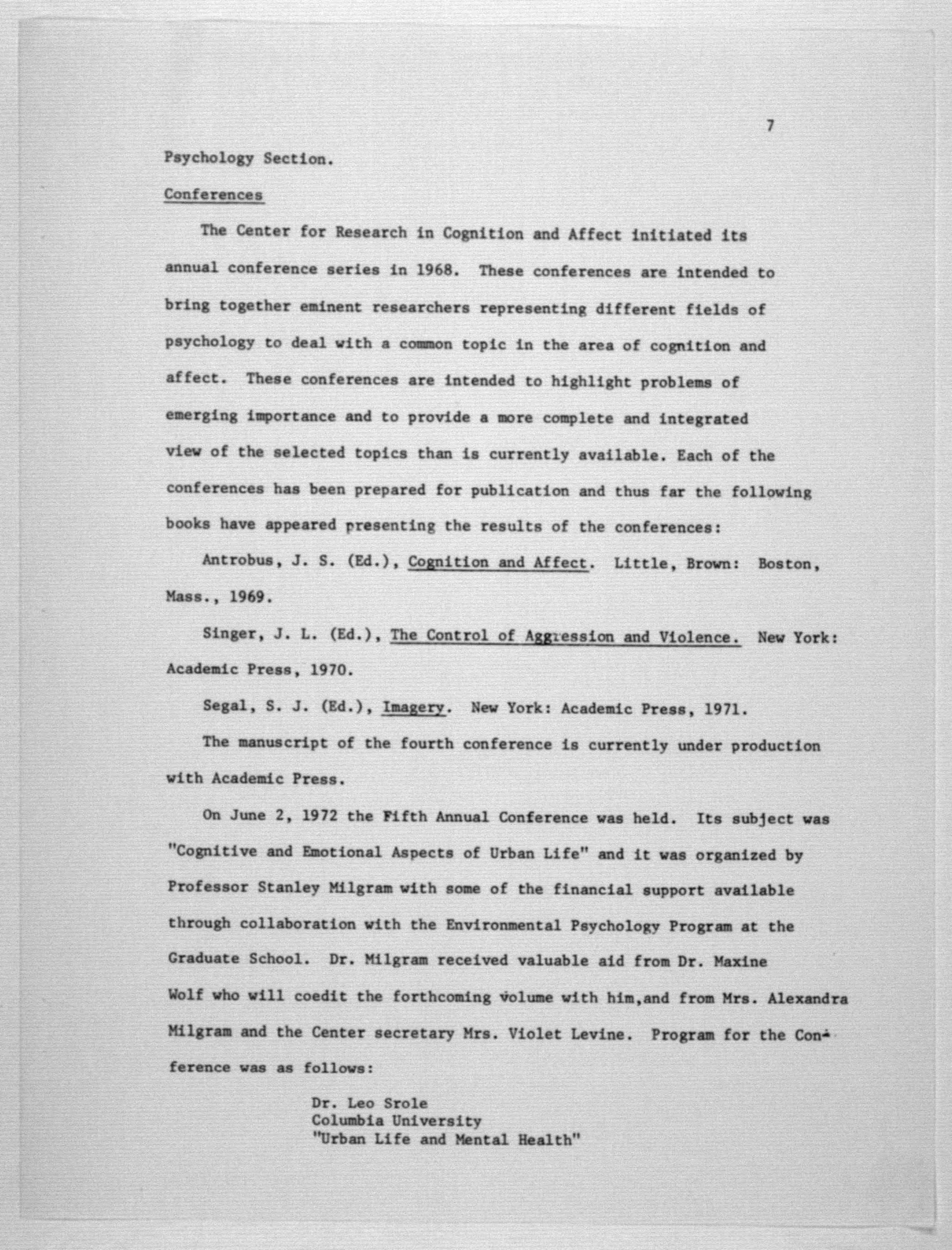 Scanned image of the current content page