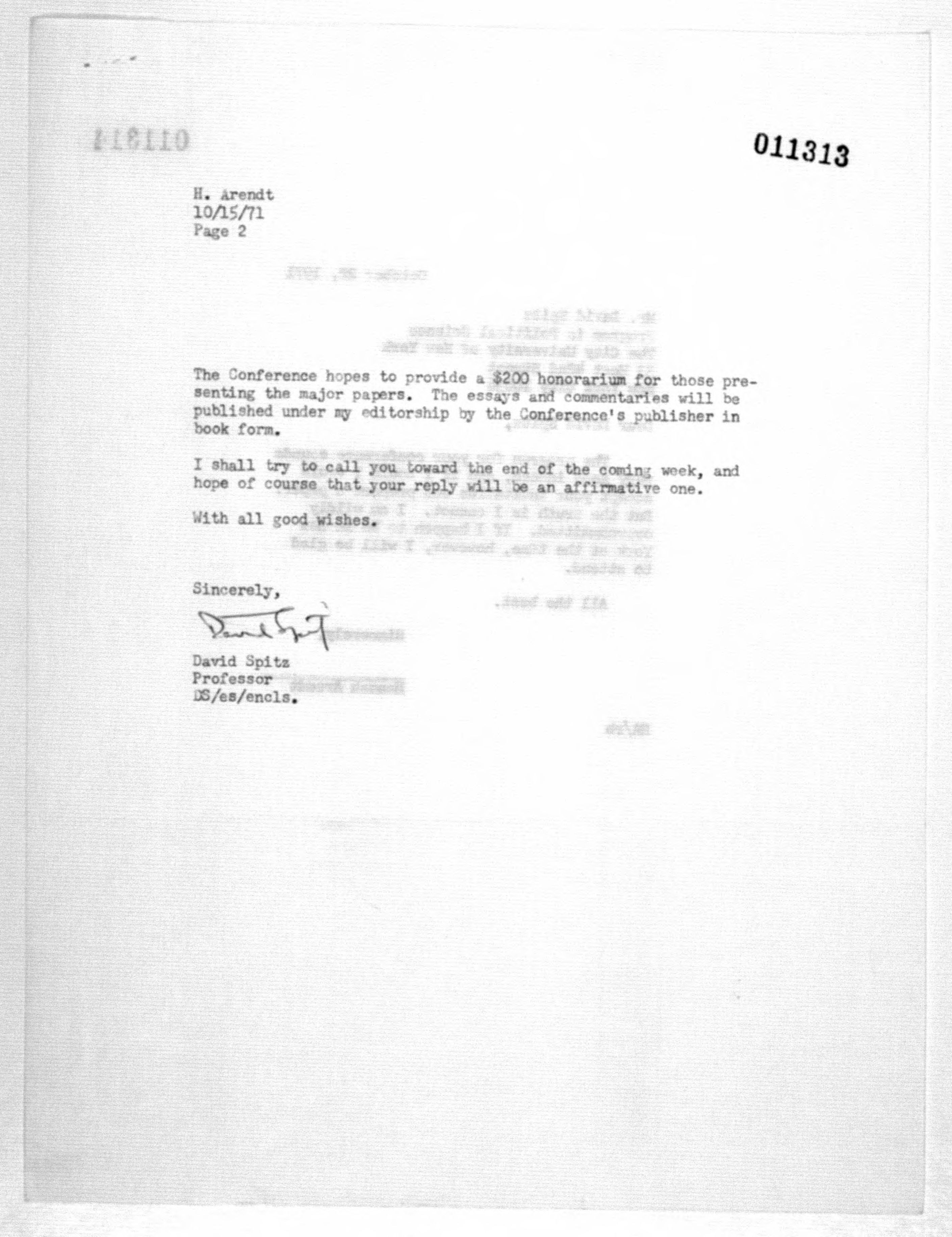 Scanned image of the current content page