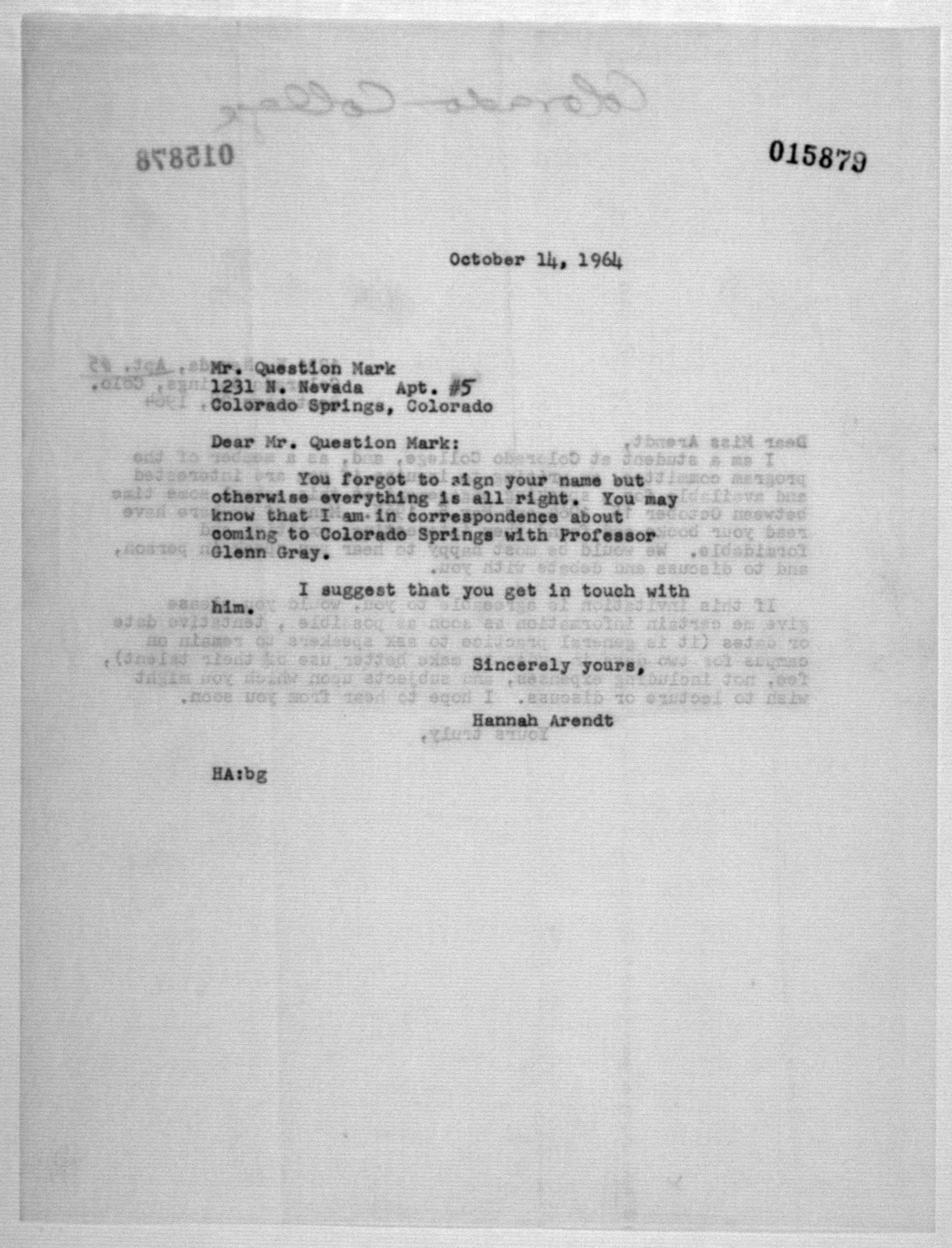 Scanned image of the current content page