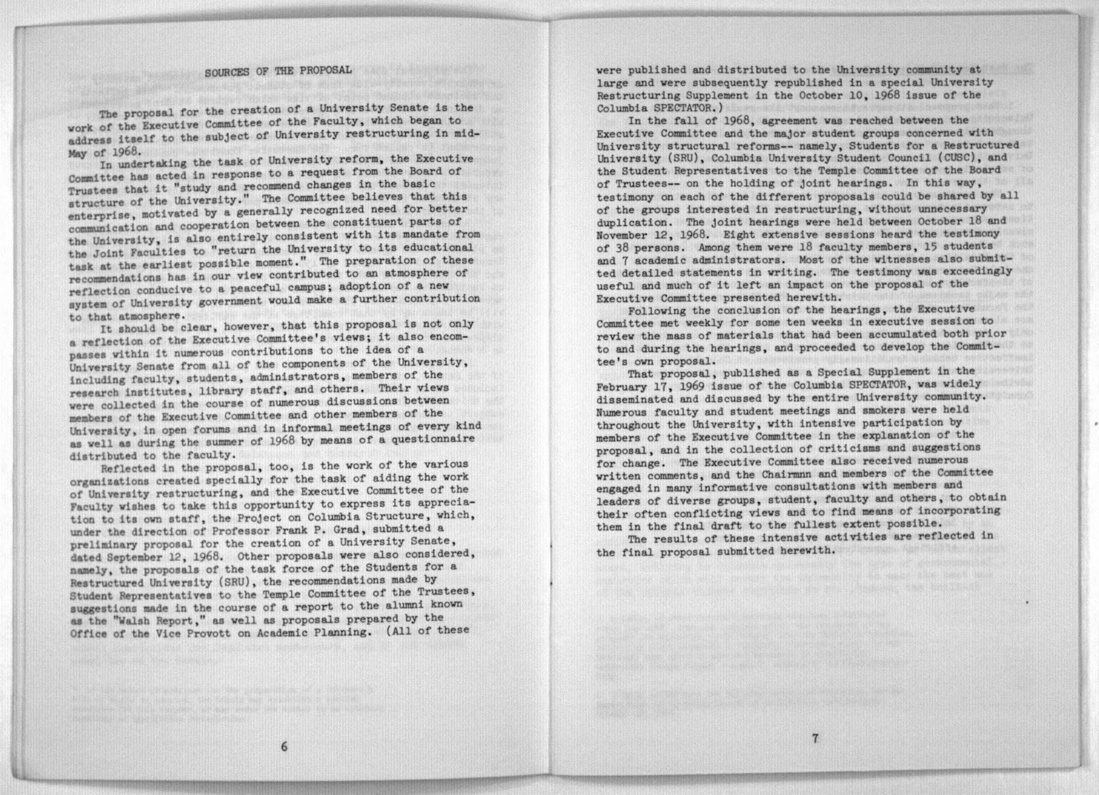Scanned image of the current content page