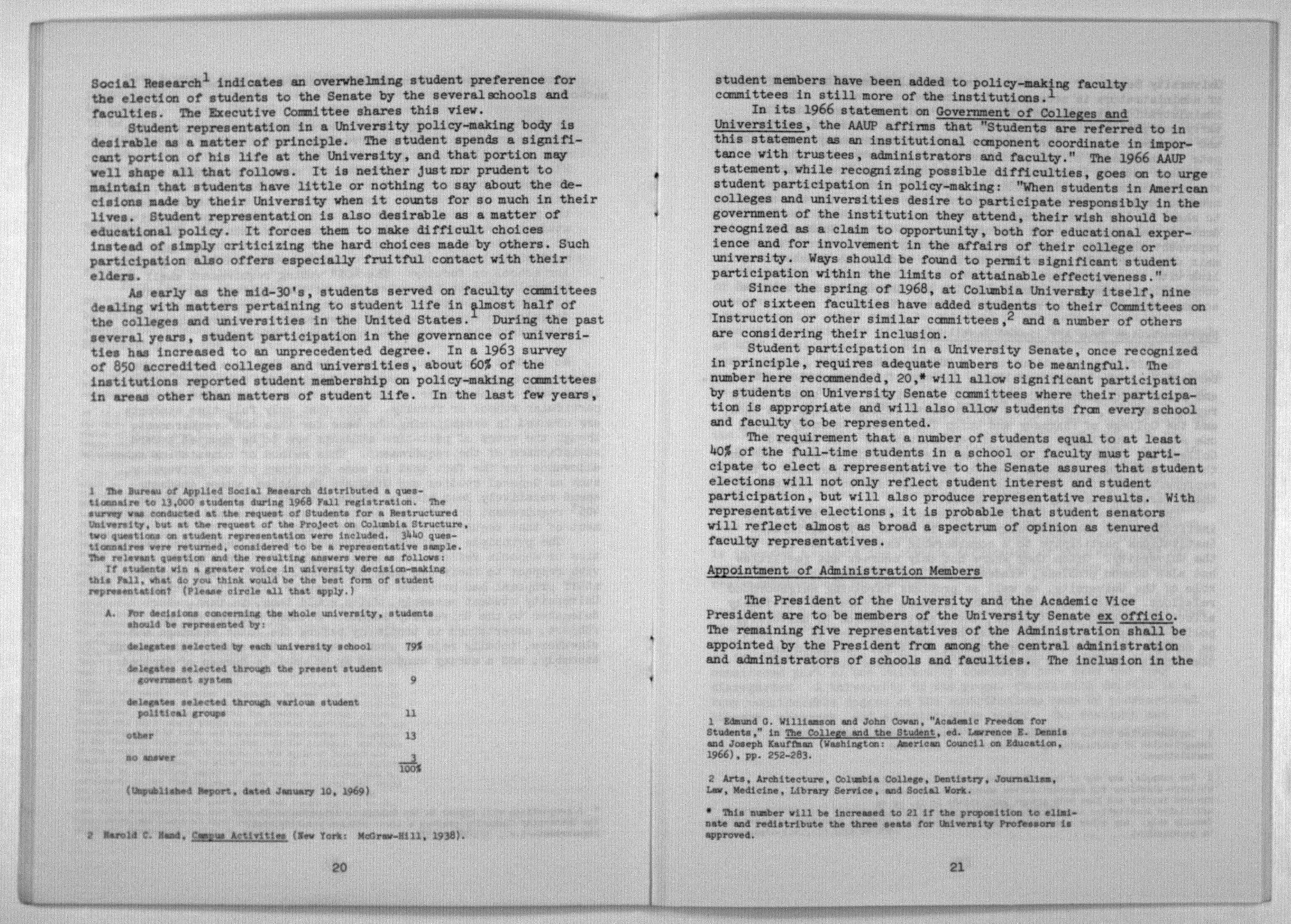 Scanned image of the current content page