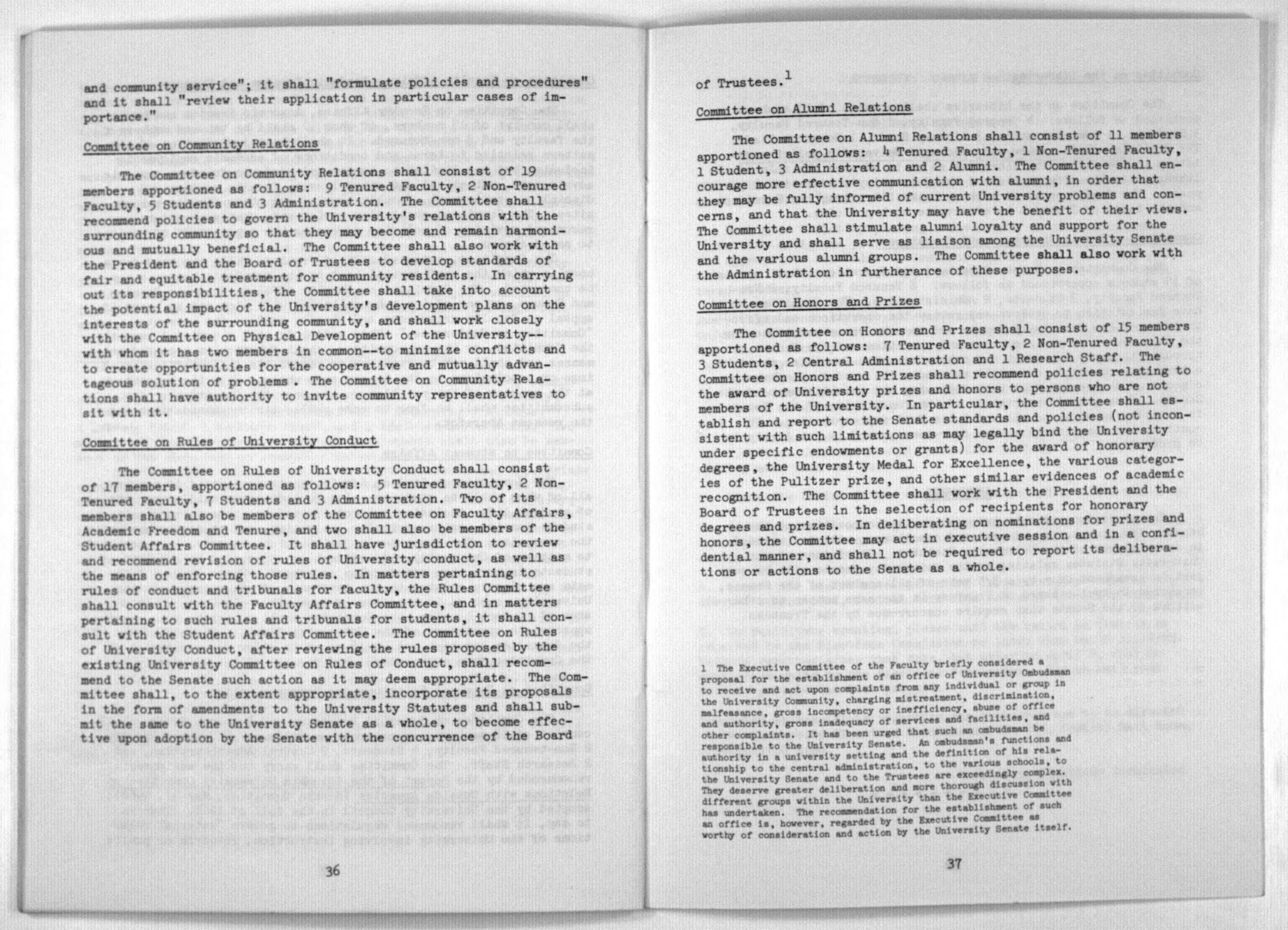 Scanned image of the current content page