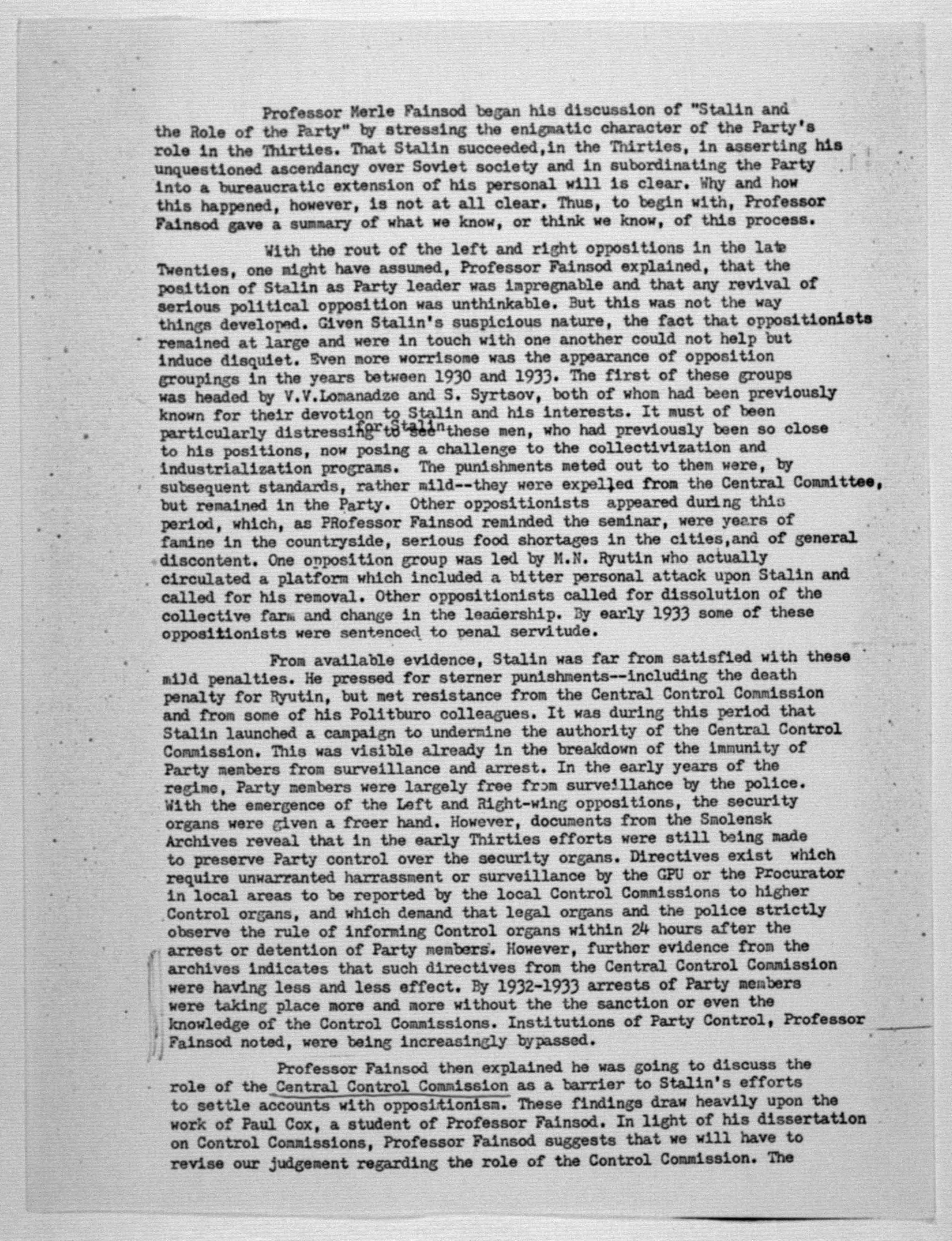 Scanned image of the current content page