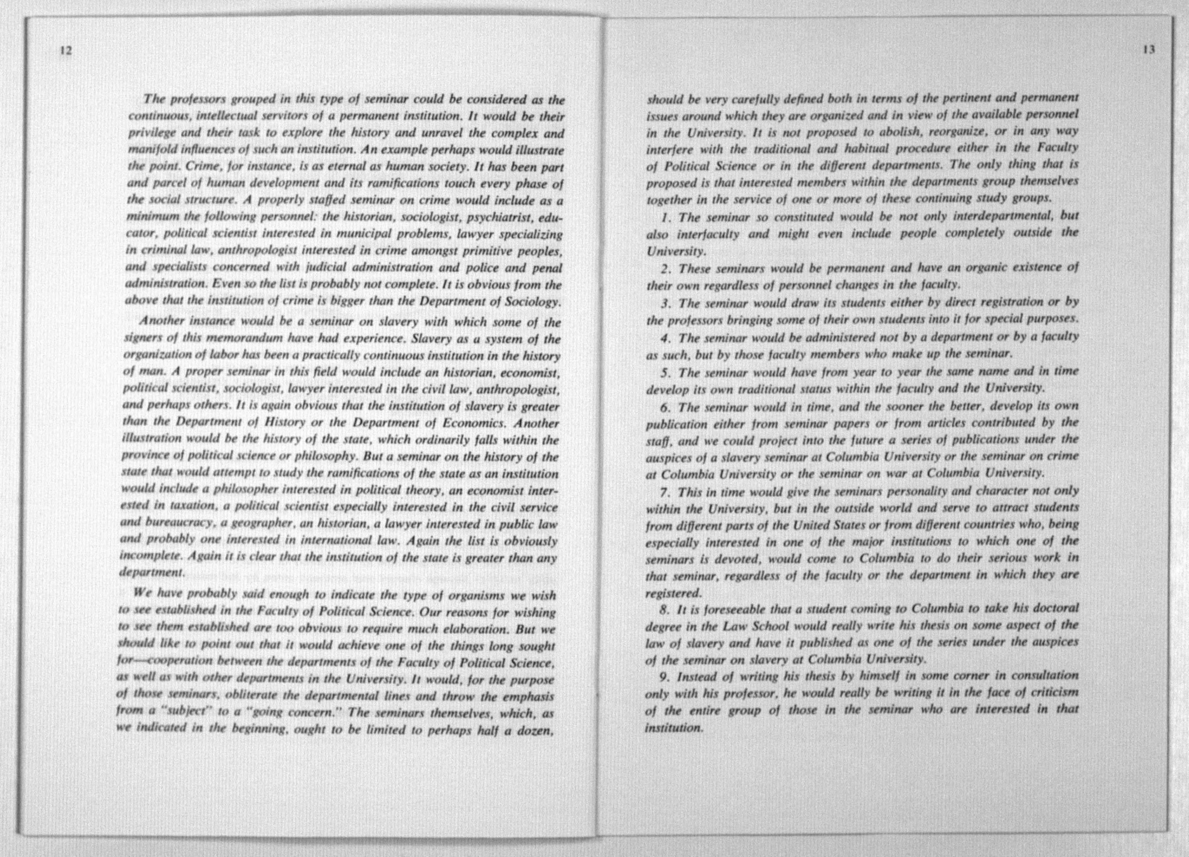 Scanned image of the current content page