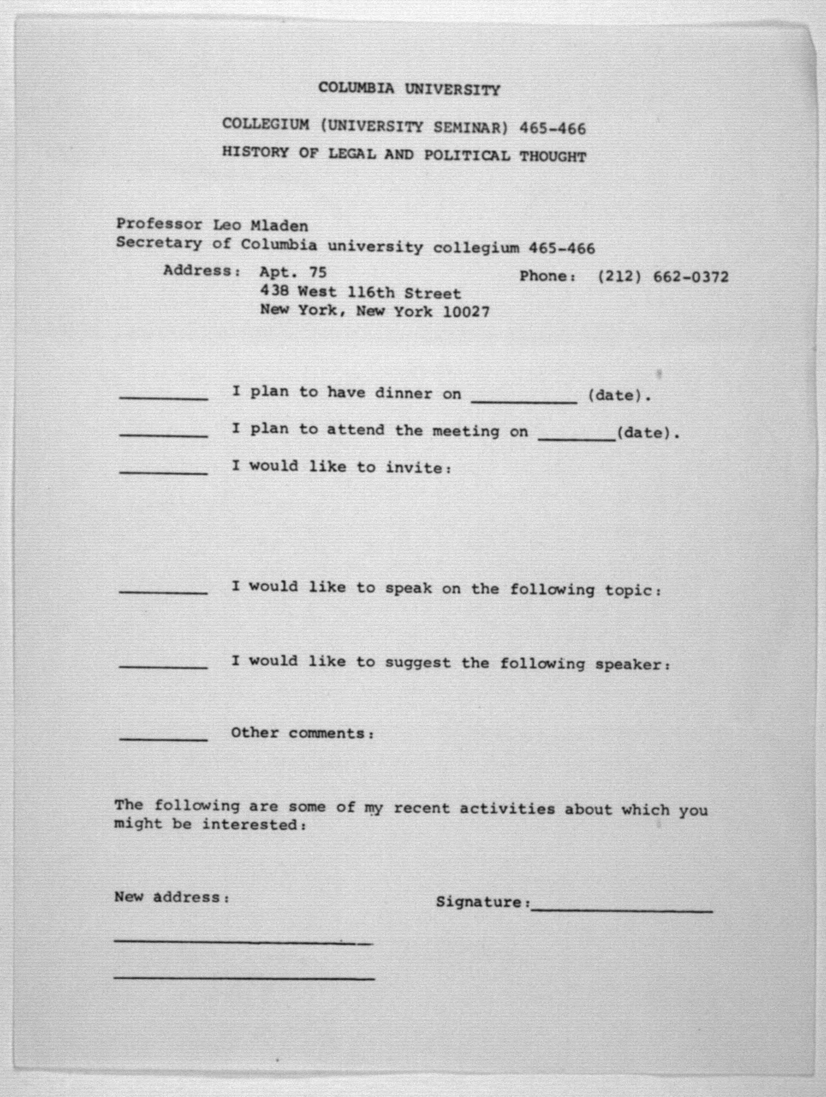 Scanned image of the current content page