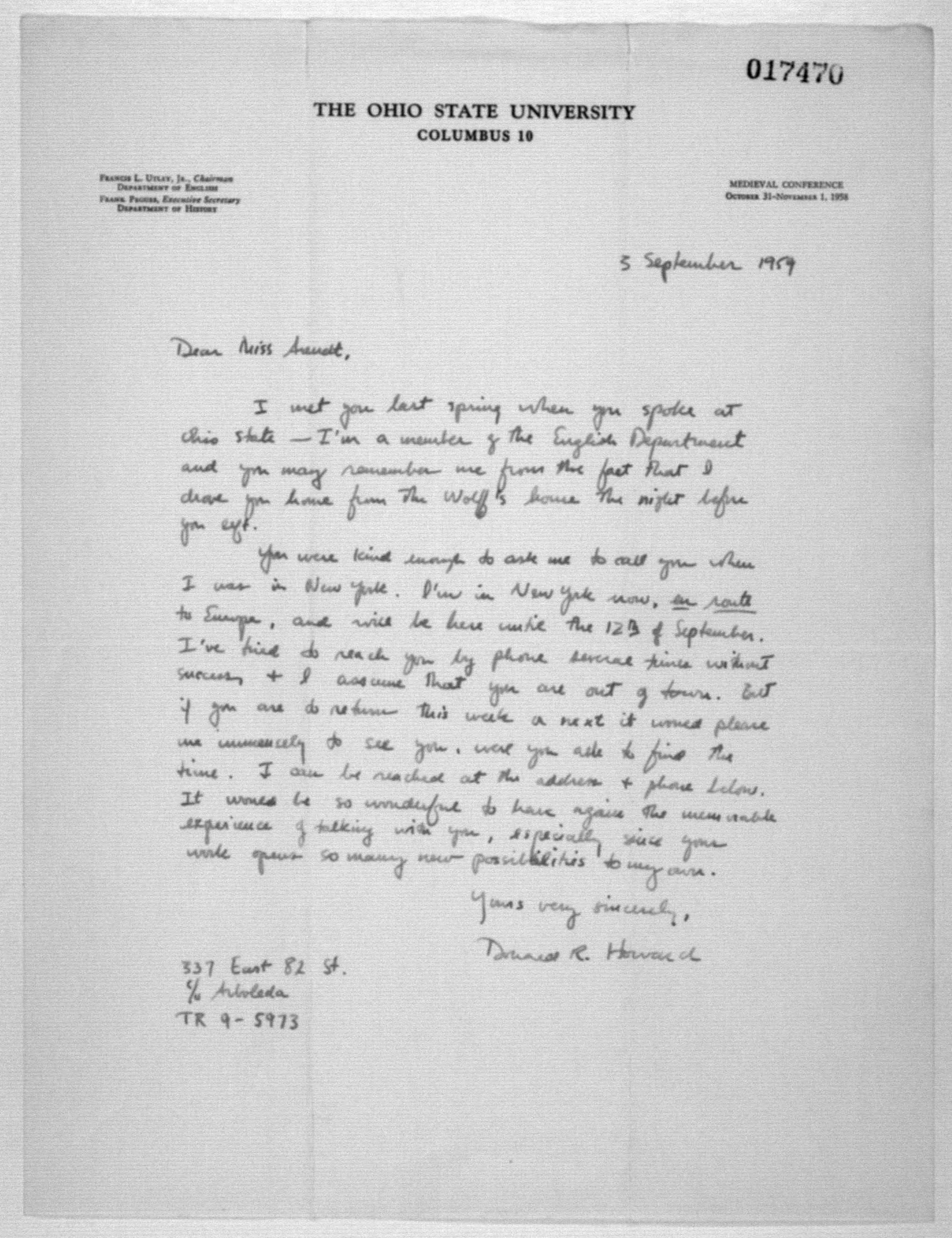 Scanned image of the current content page