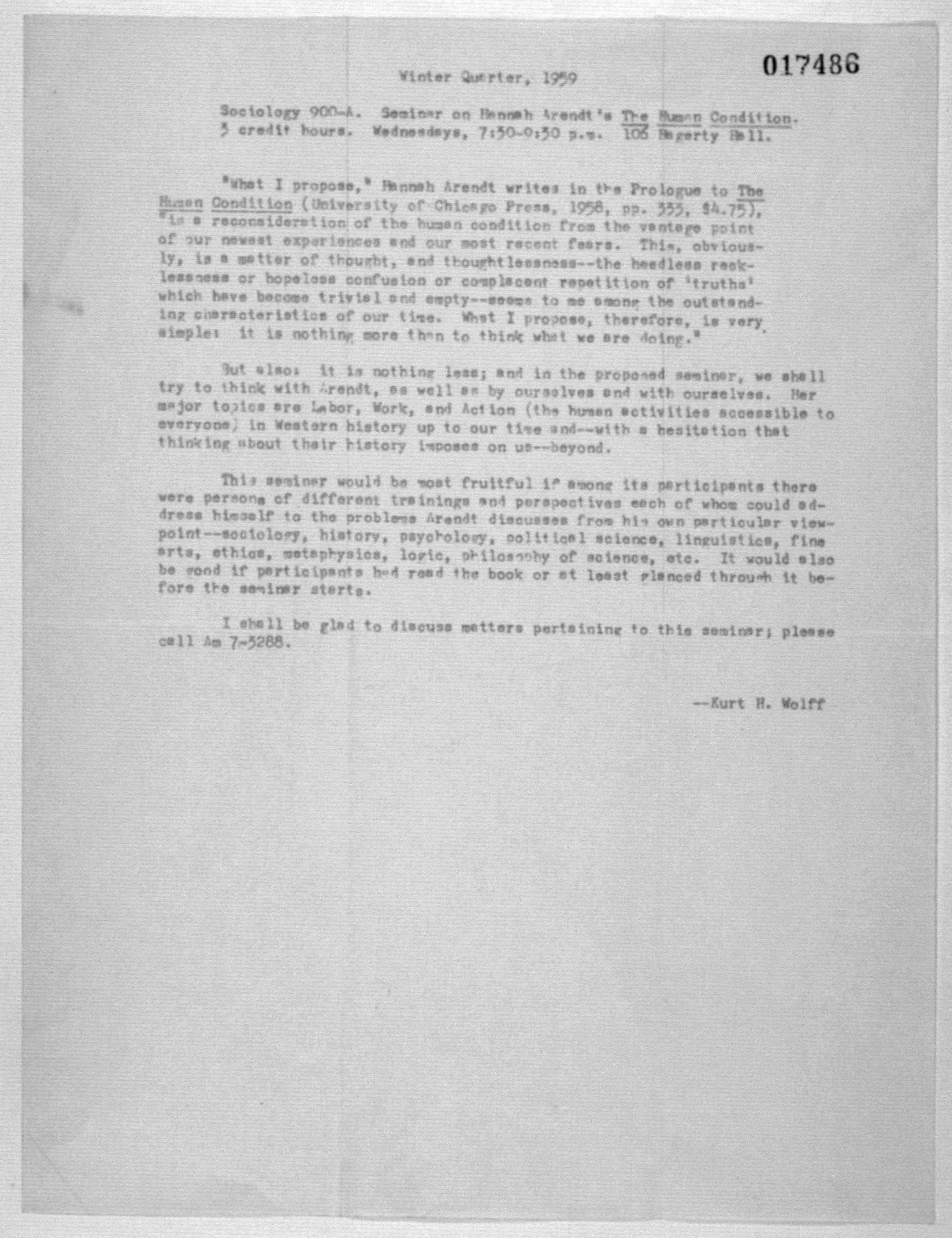 Scanned image of the current content page