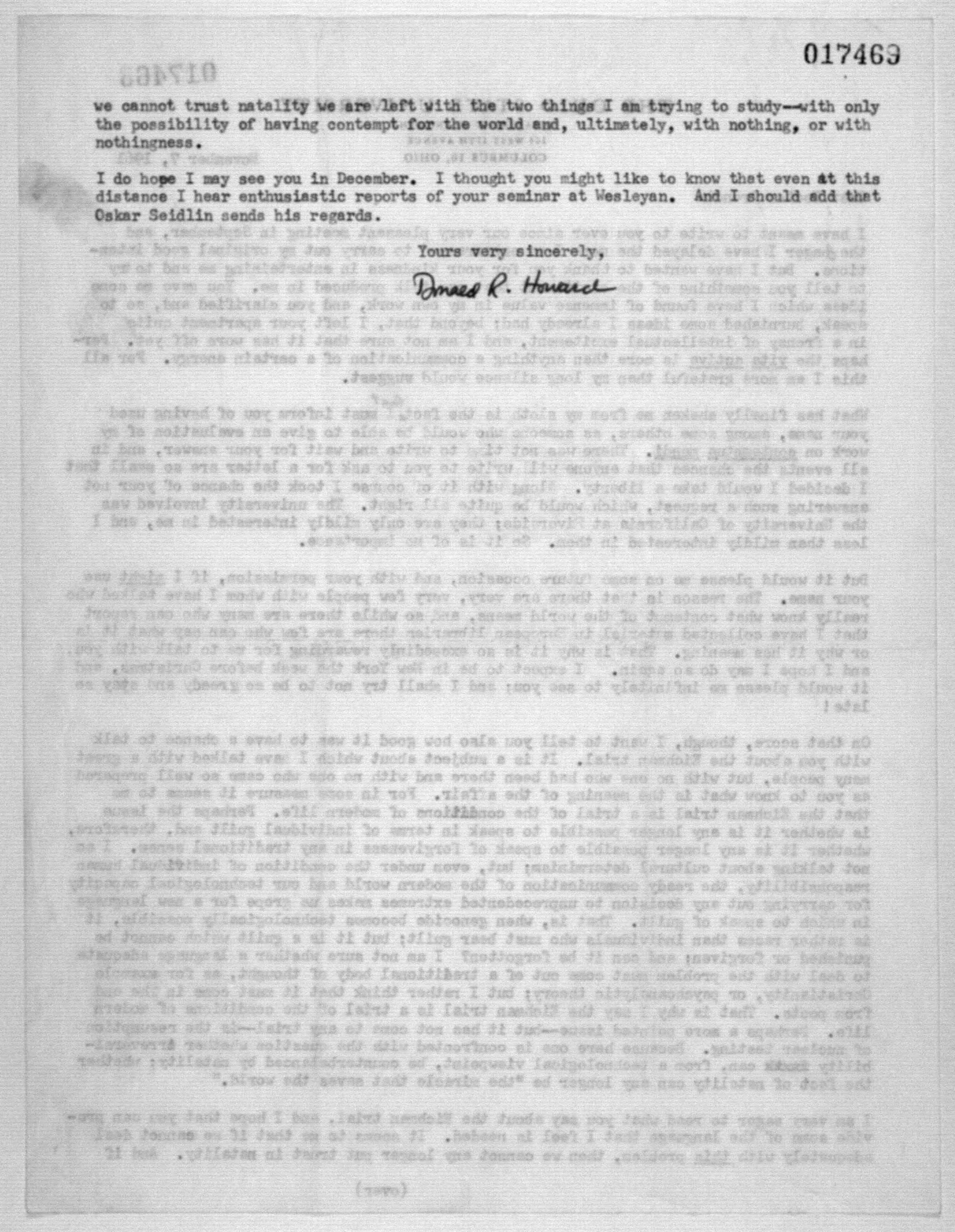 Scanned image of the current content page