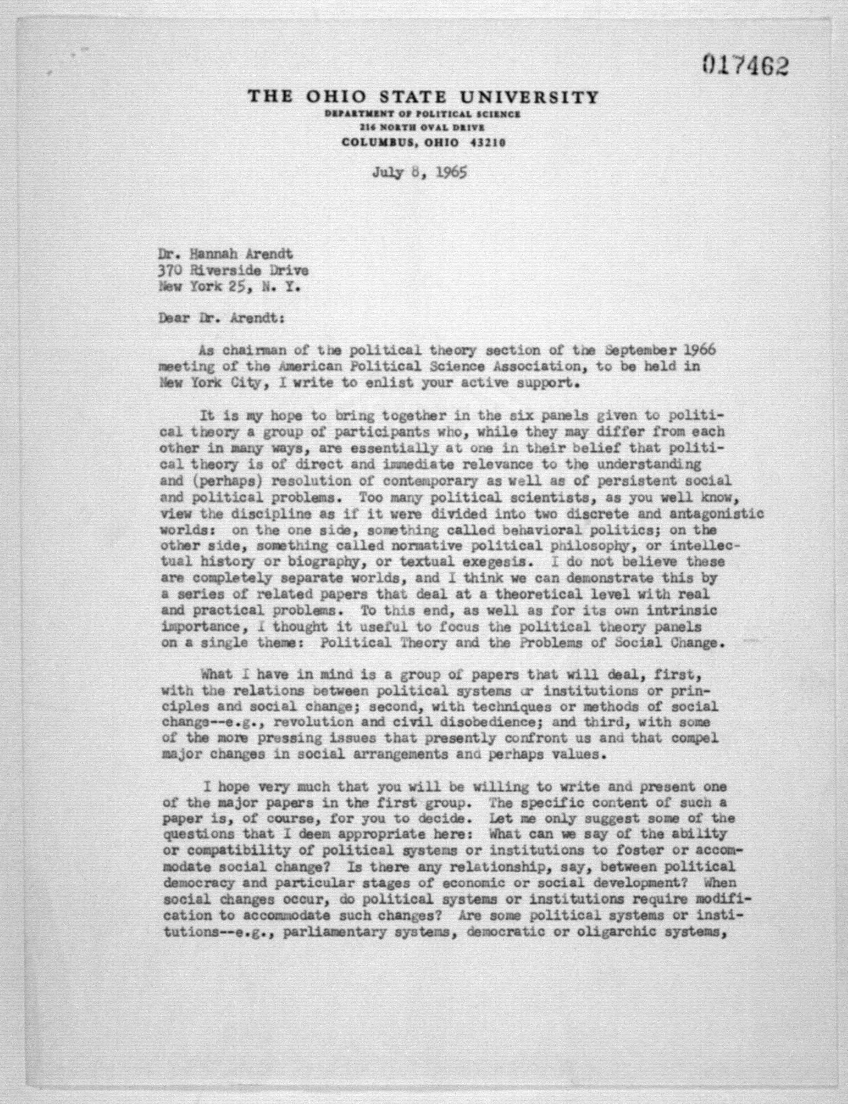 Scanned image of the current content page