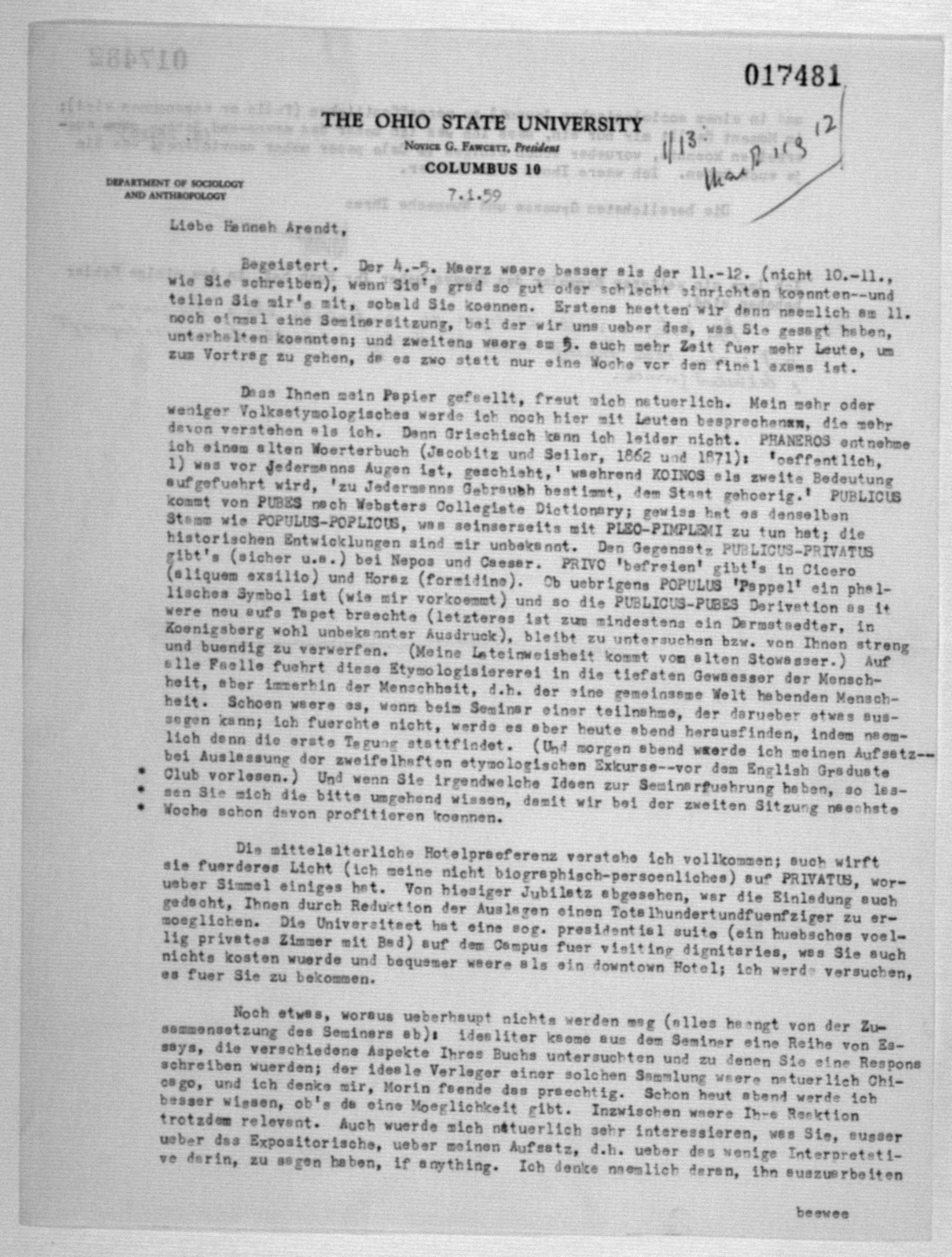 Scanned image of the current content page