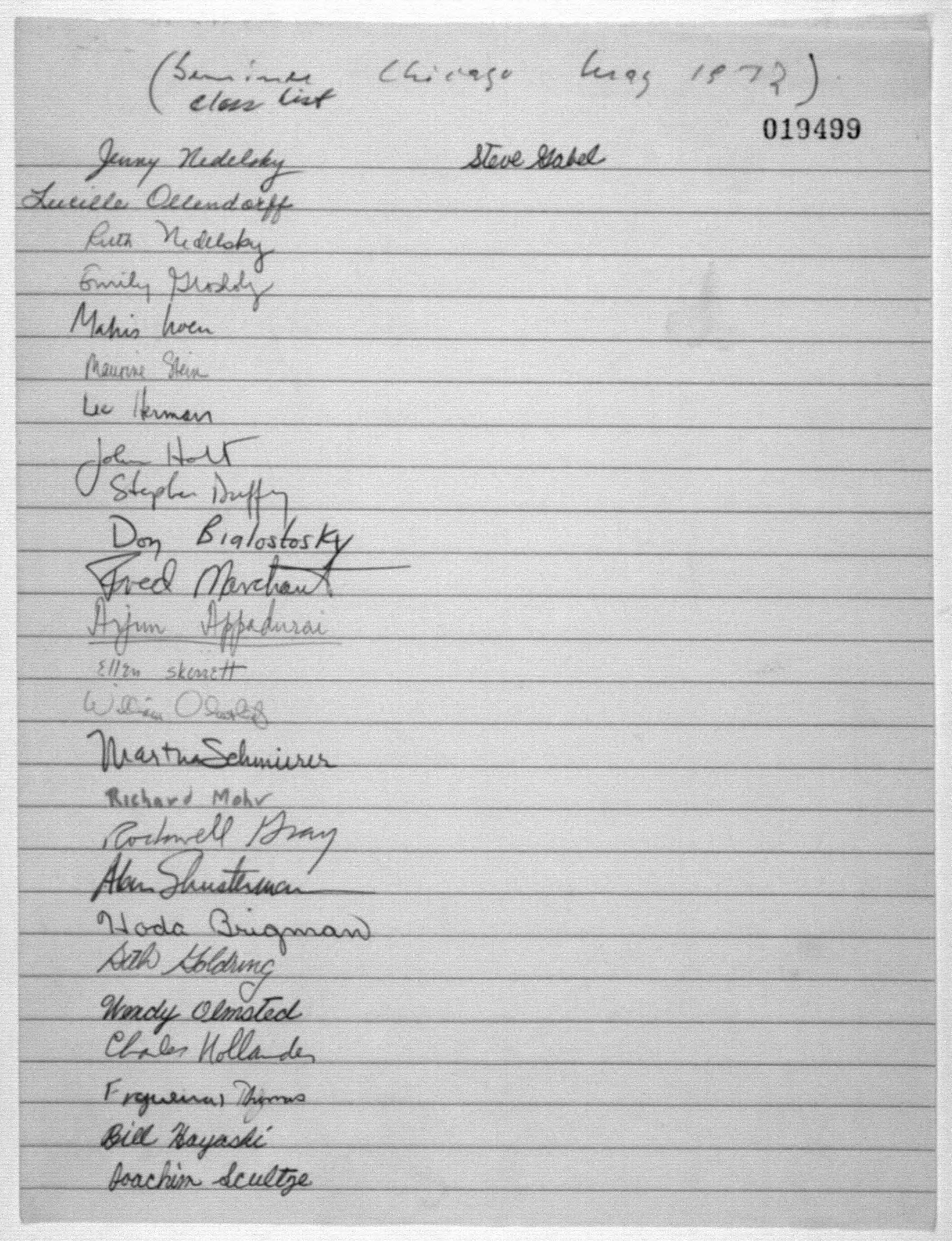 Scanned image of the current content page