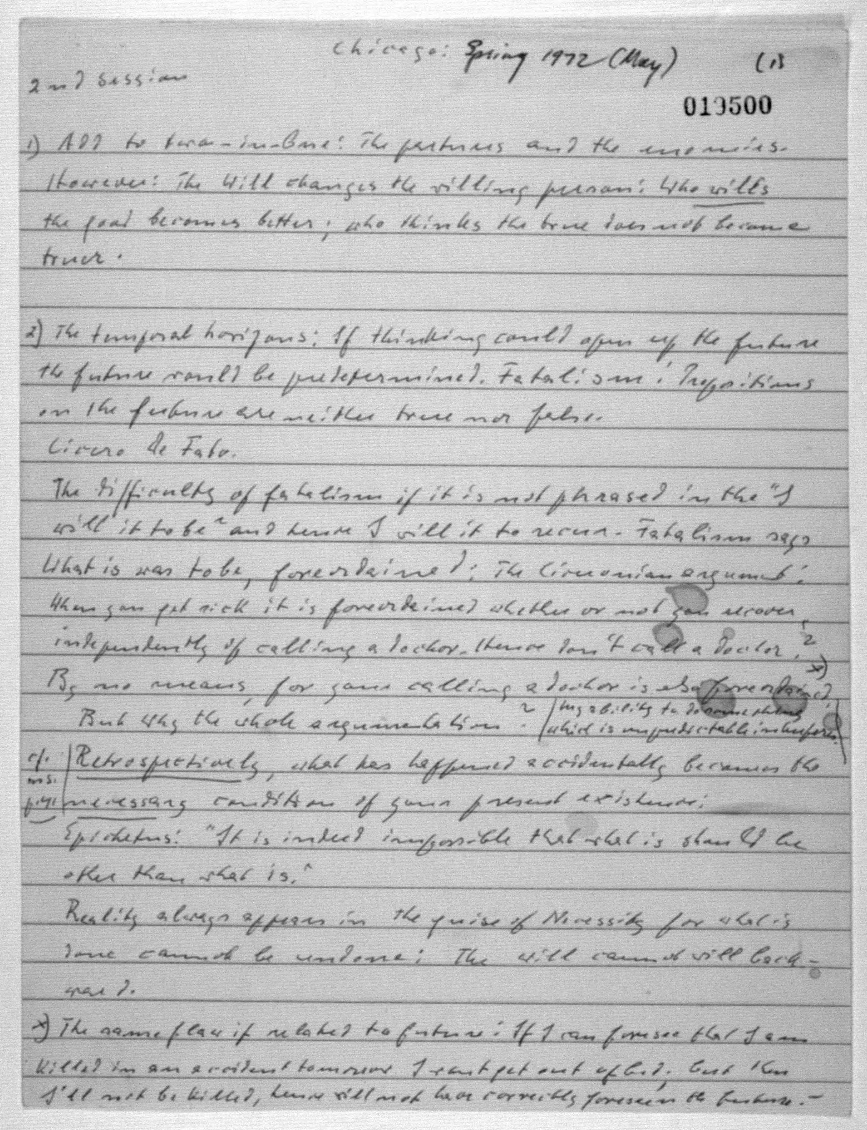 Scanned image of the current content page