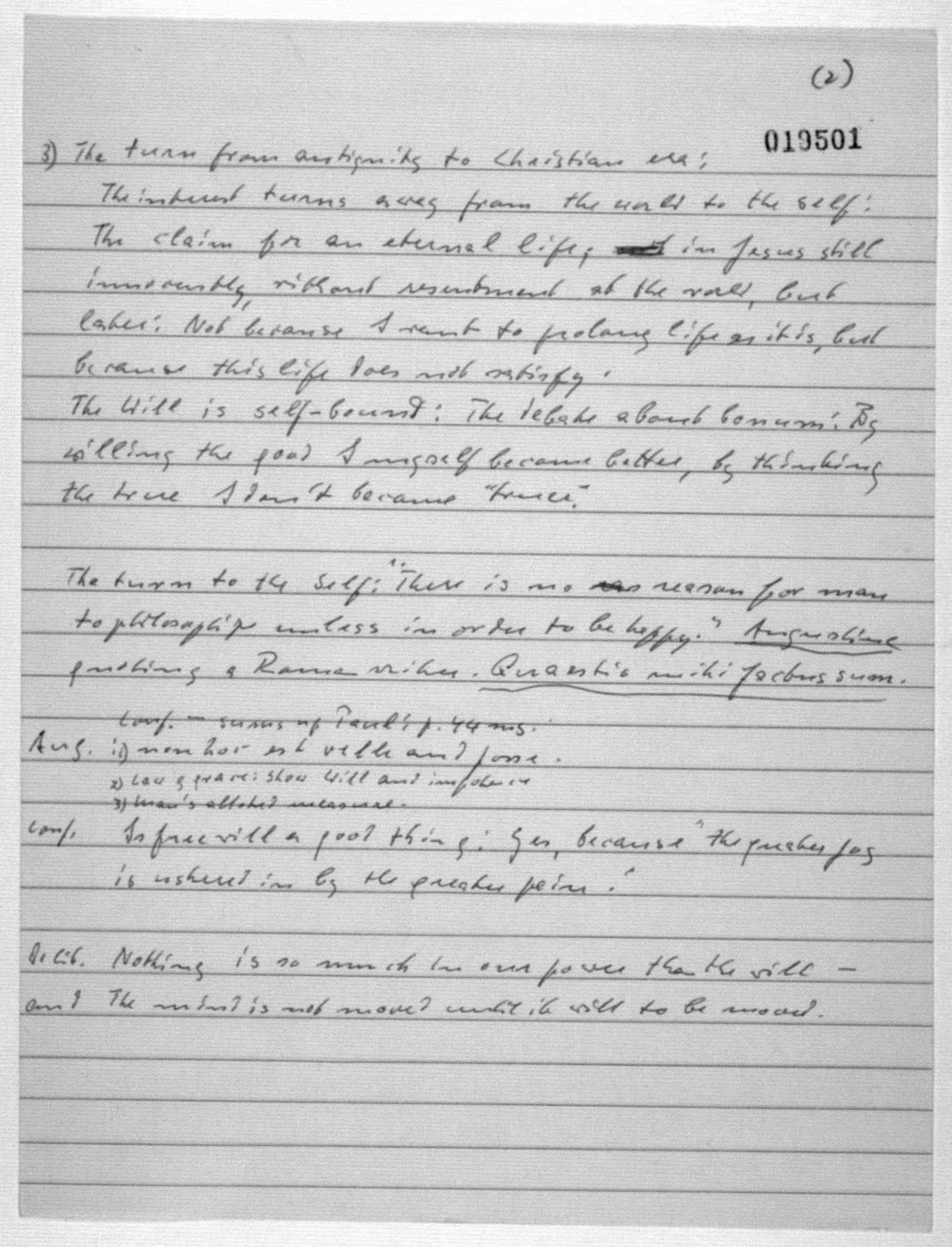 Scanned image of the current content page