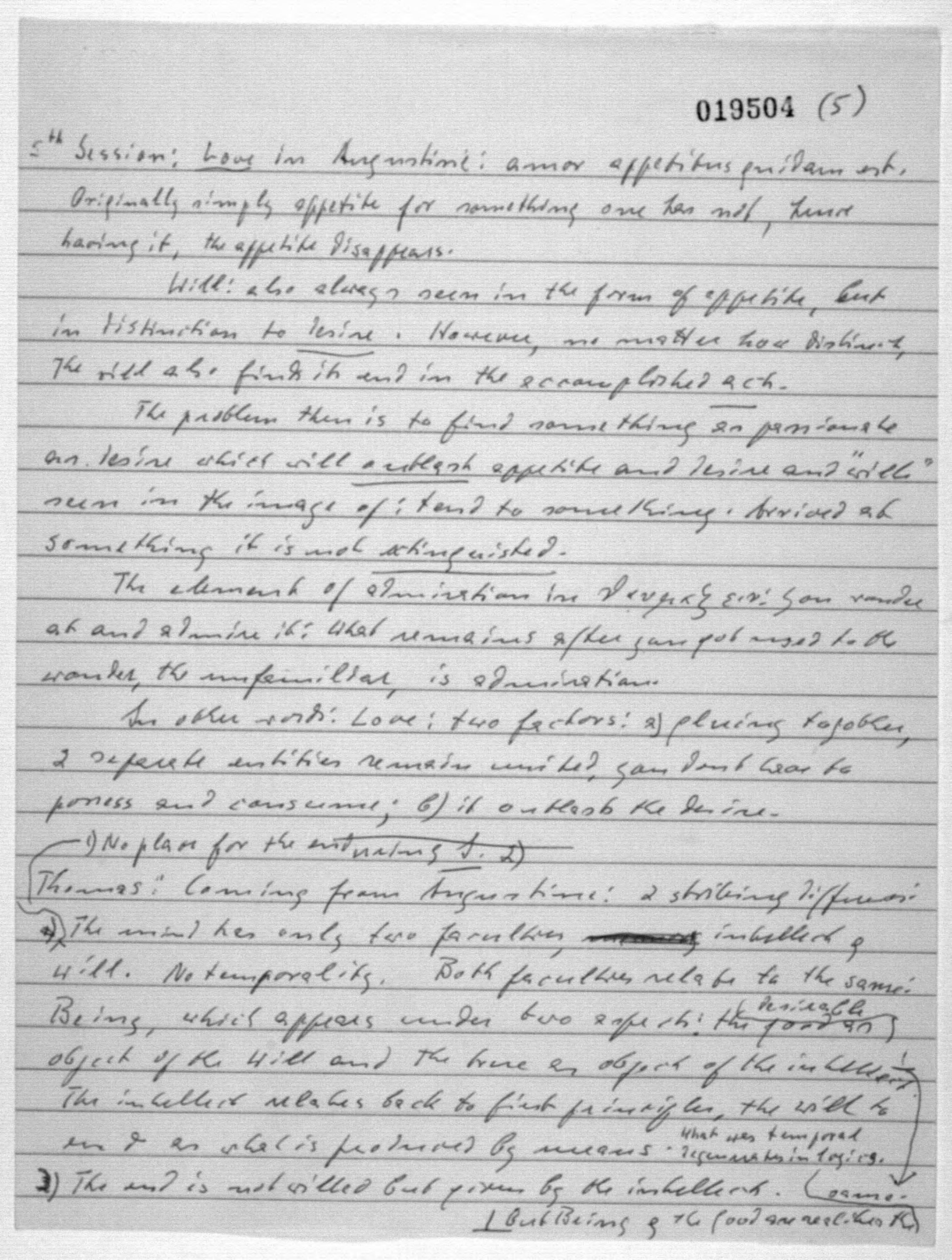 Scanned image of the current content page