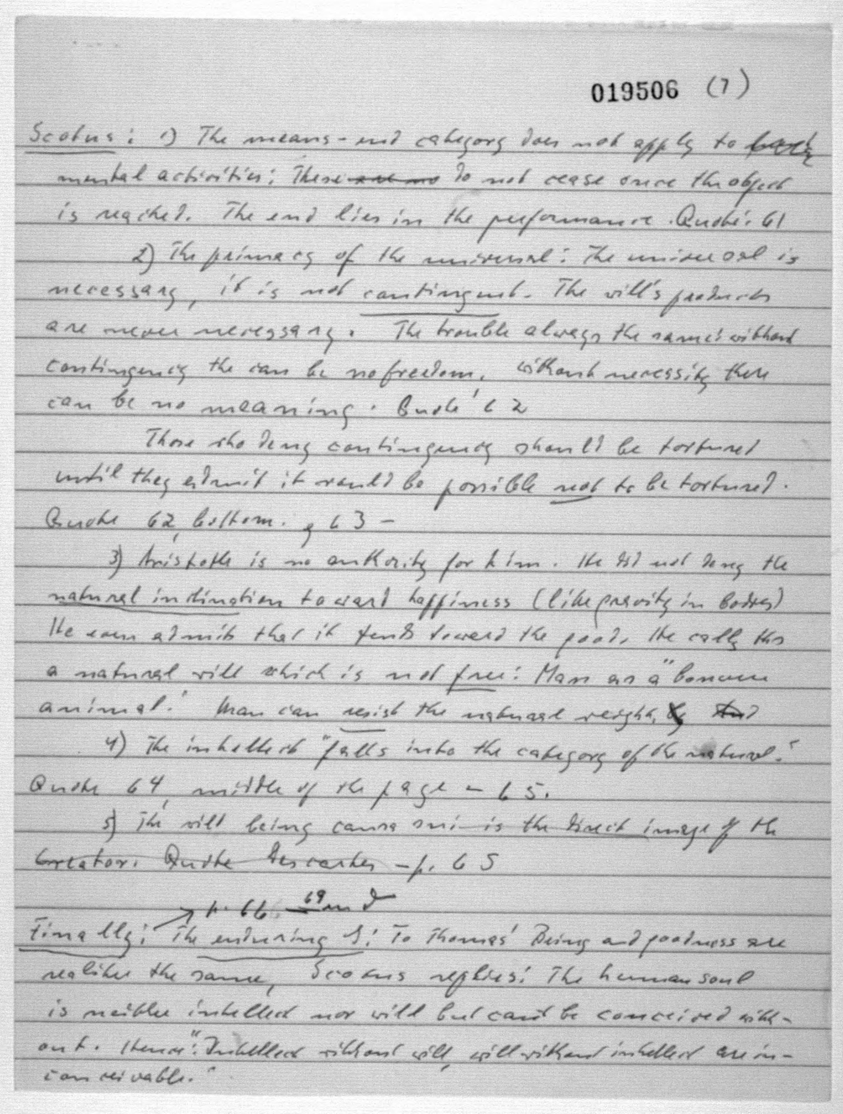 Scanned image of the current content page