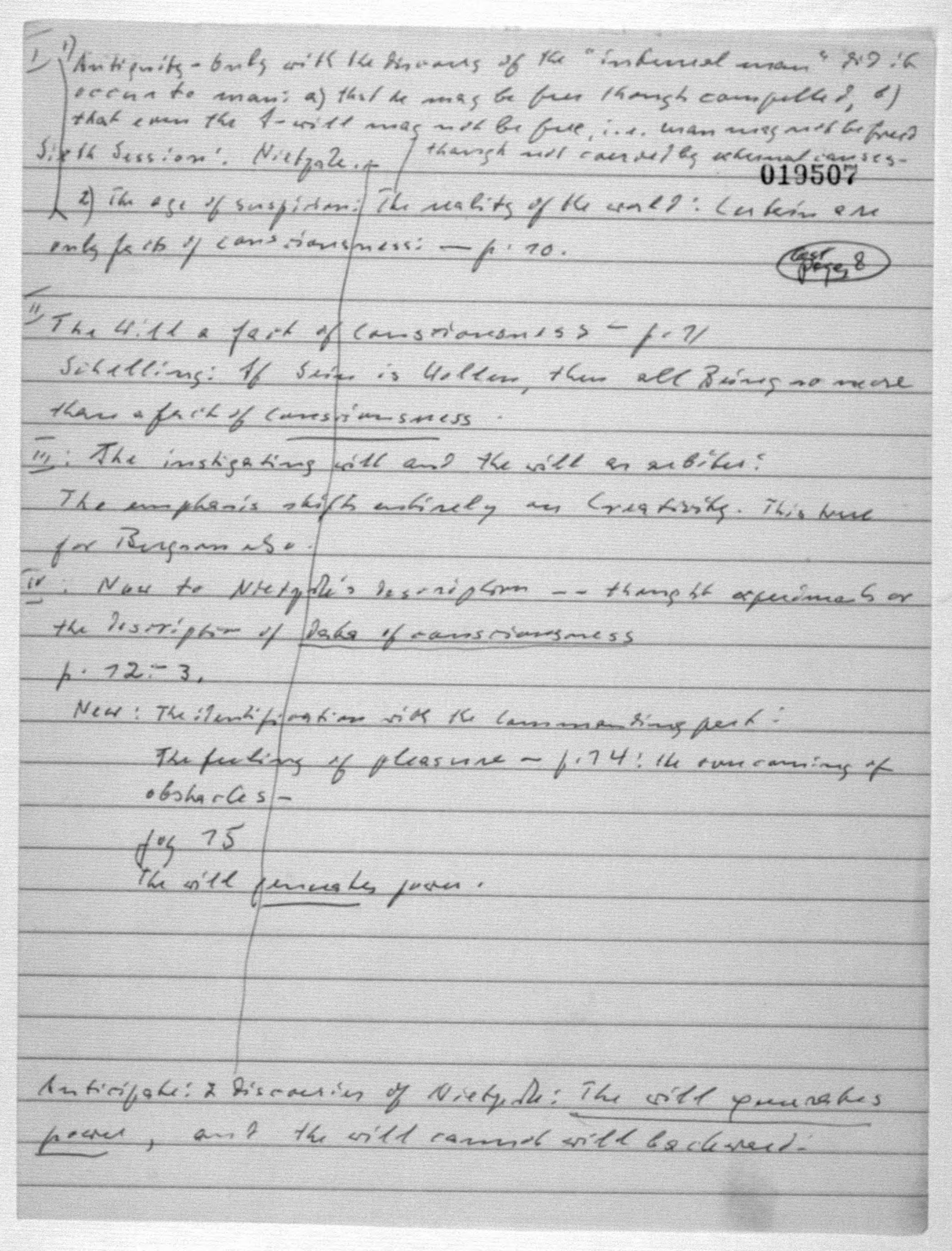 Scanned image of the current content page