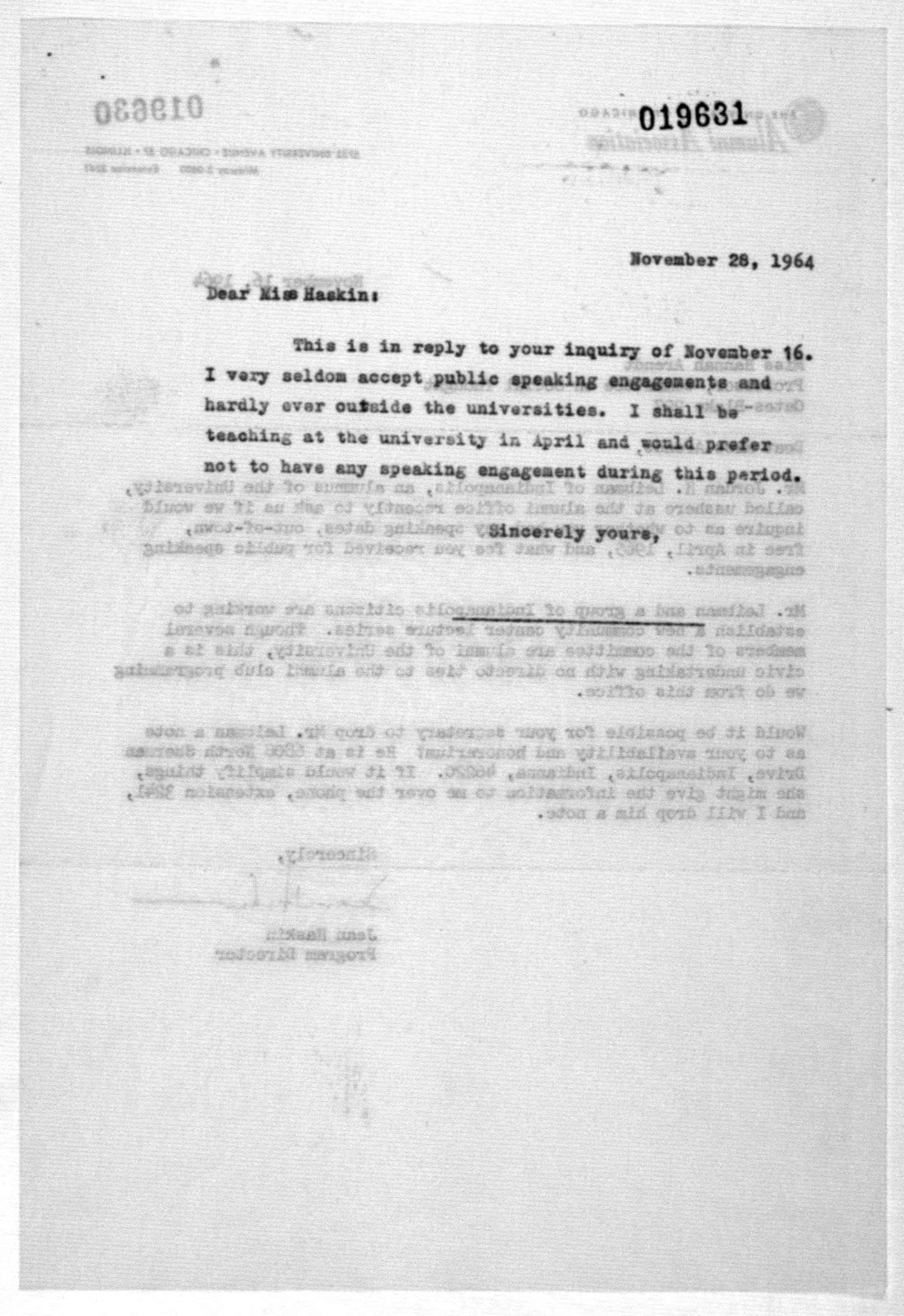 Scanned image of the current content page