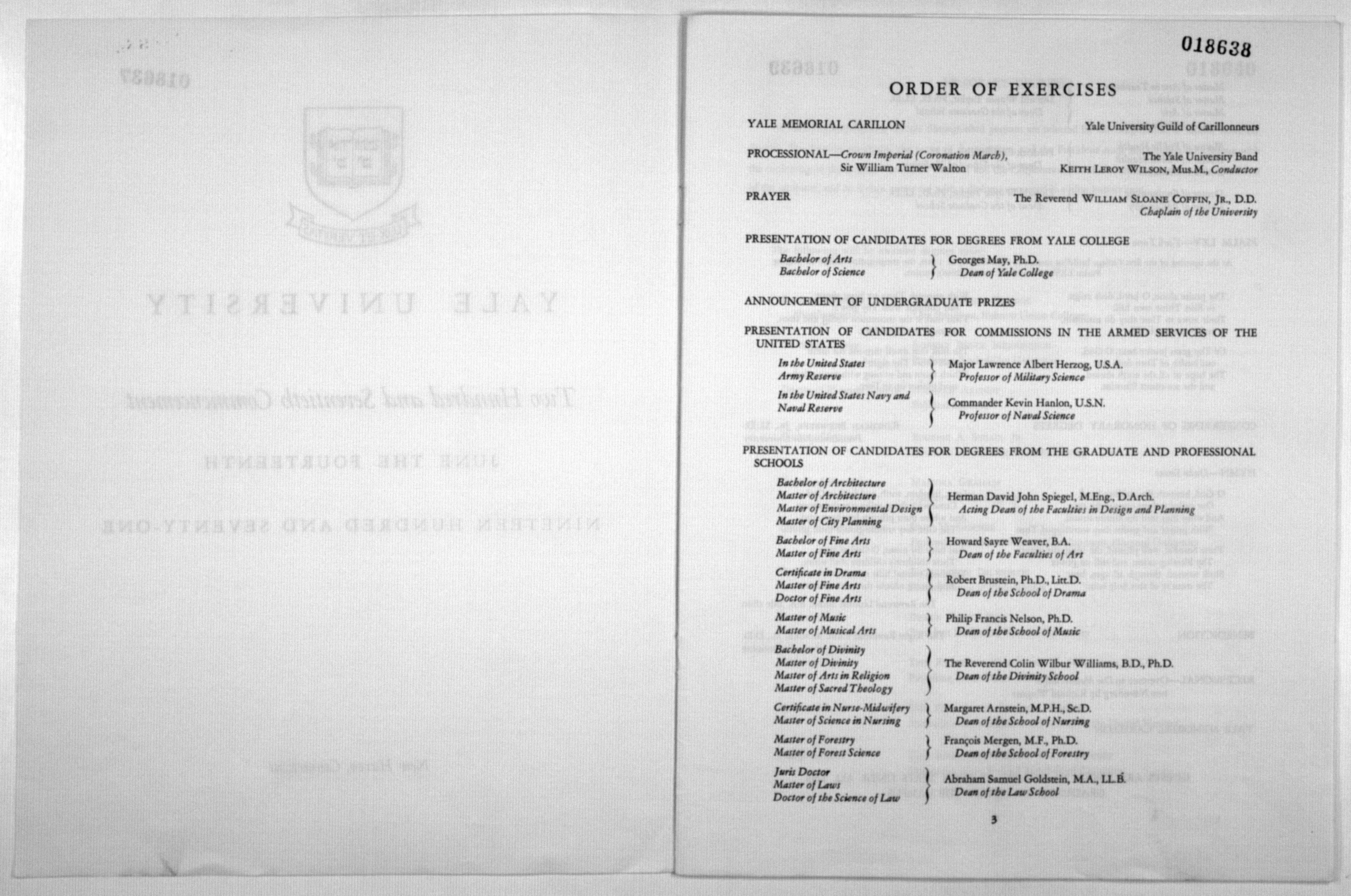 Scanned image of the current content page