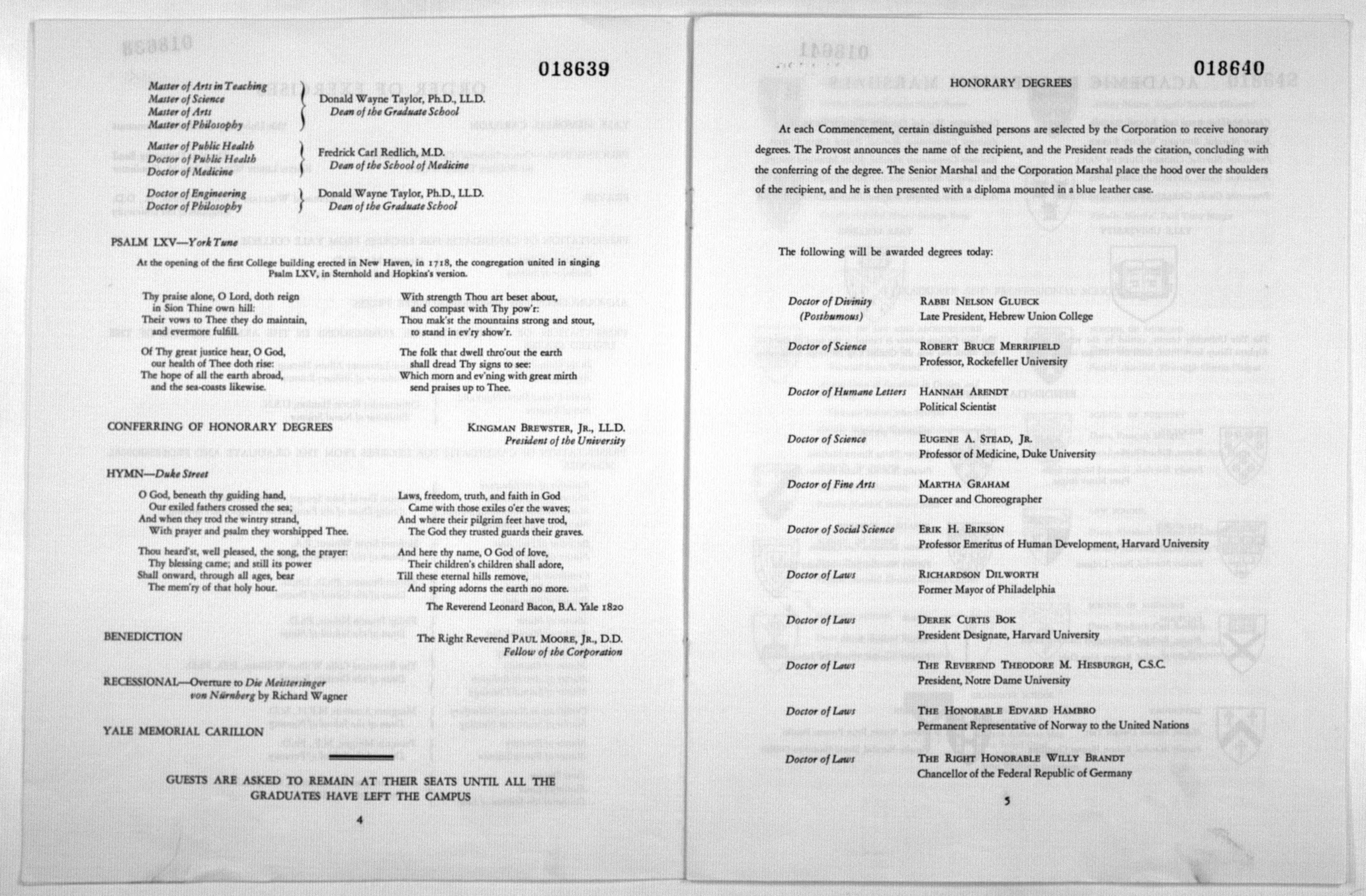 Scanned image of the current content page