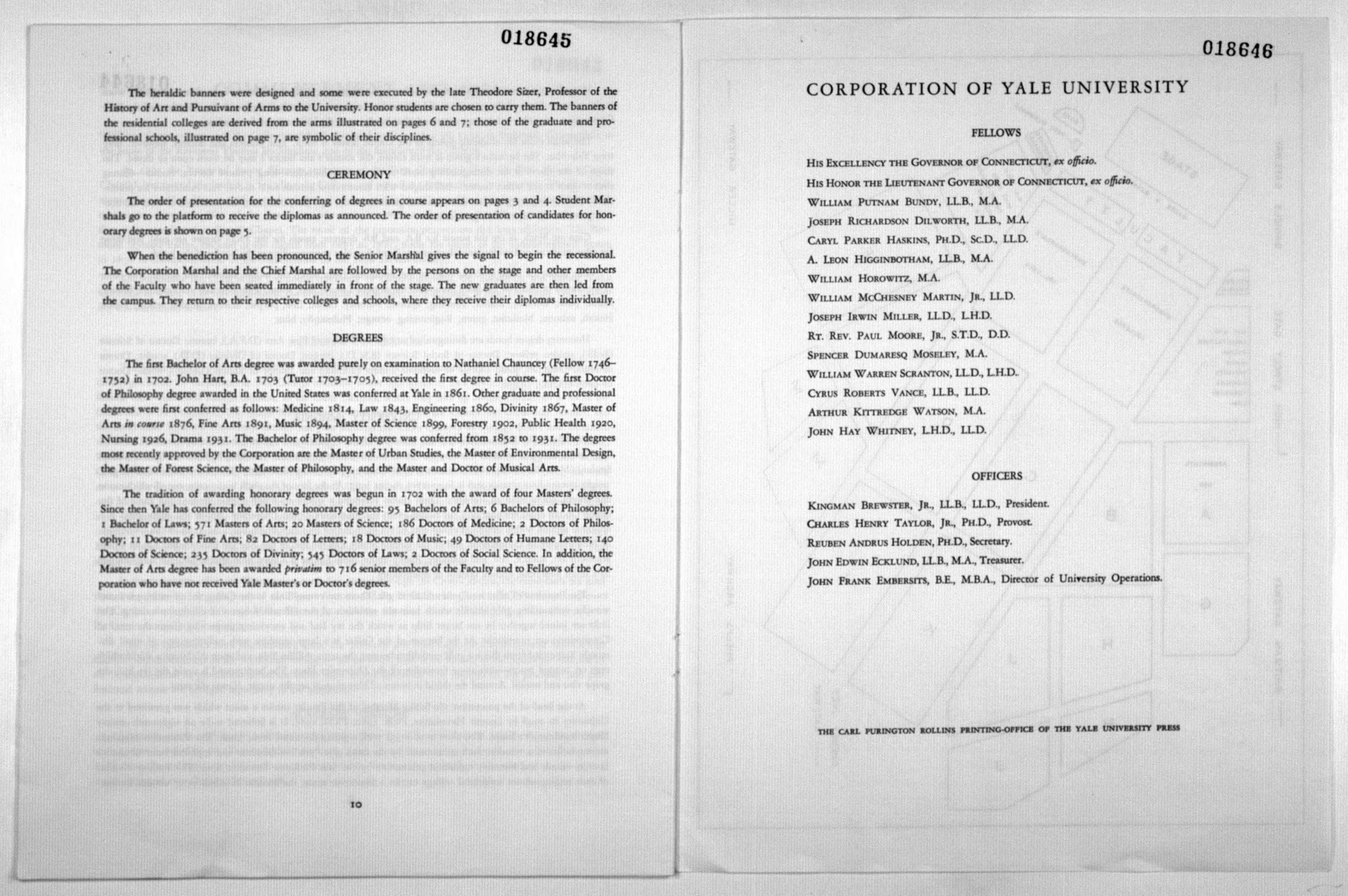 Scanned image of the current content page