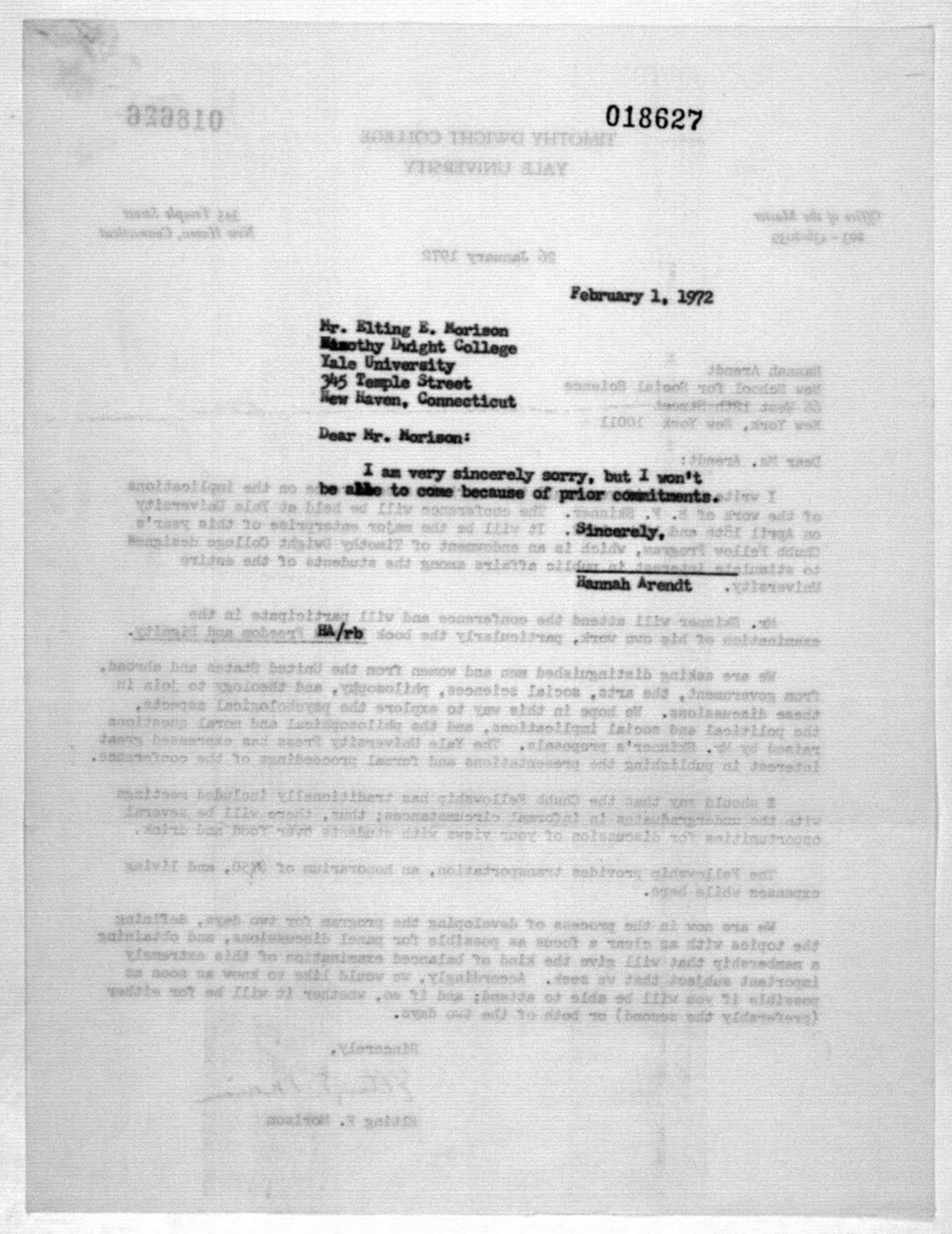 Scanned image of the current content page