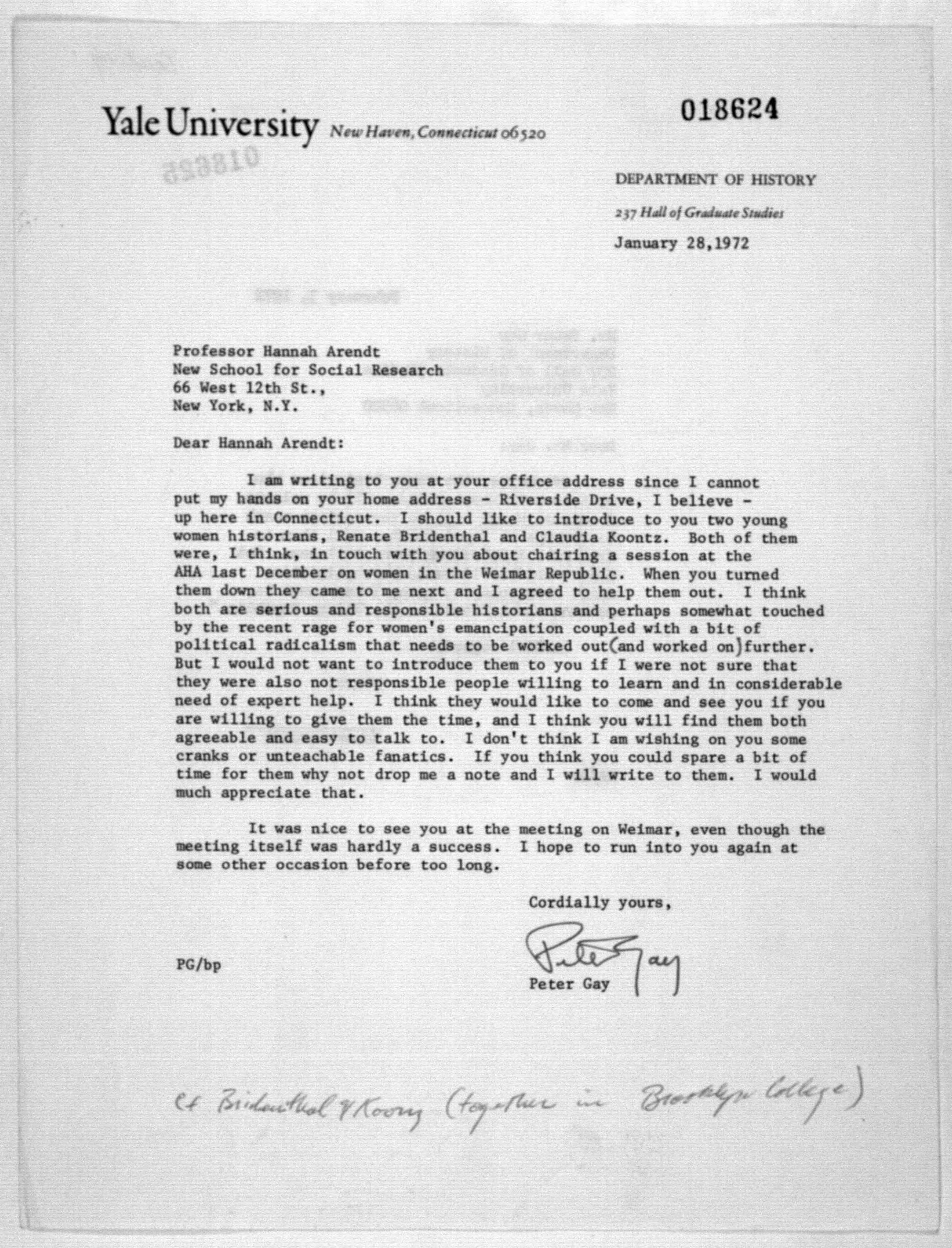 Scanned image of the current content page