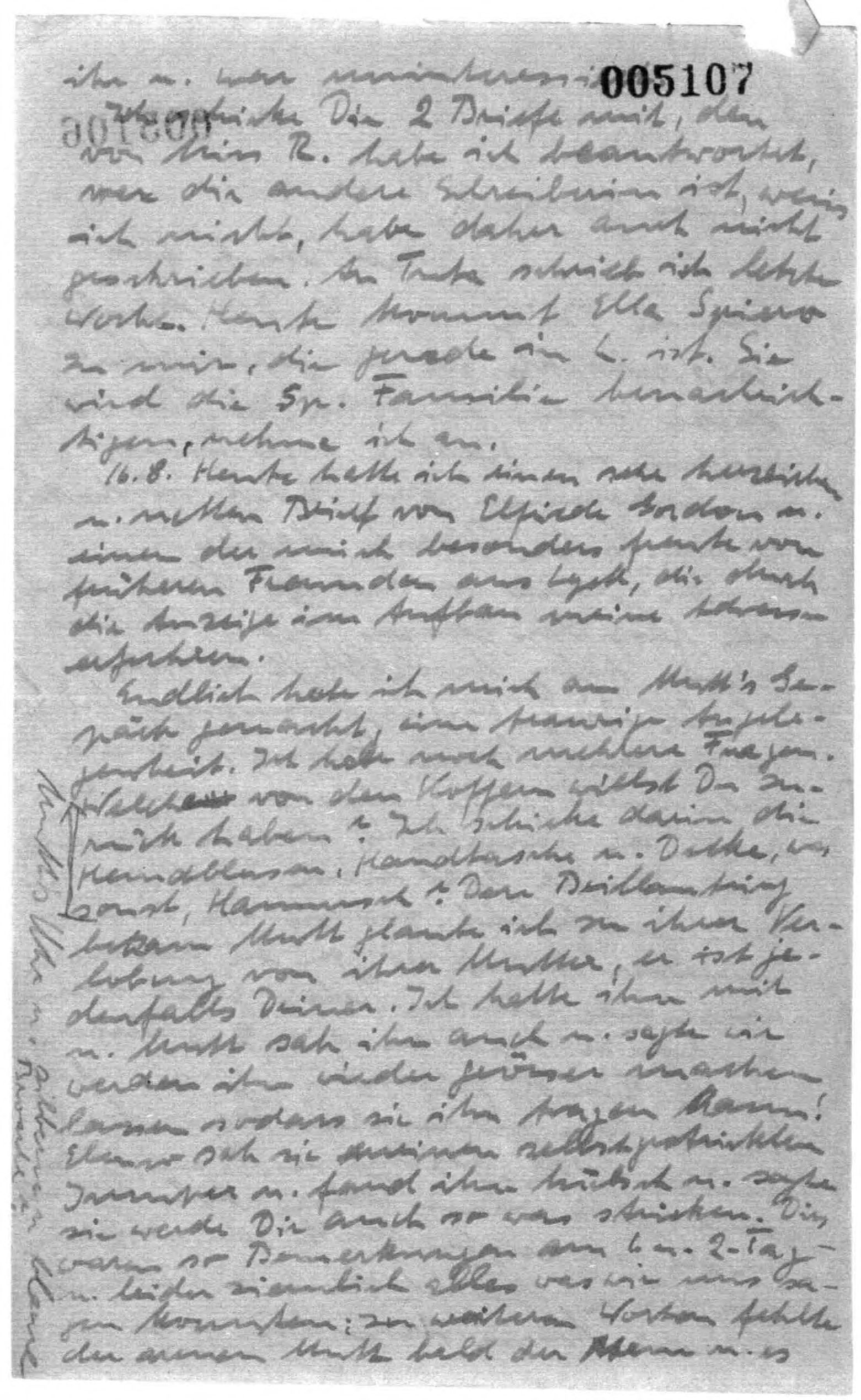 Scanned image of the current content page